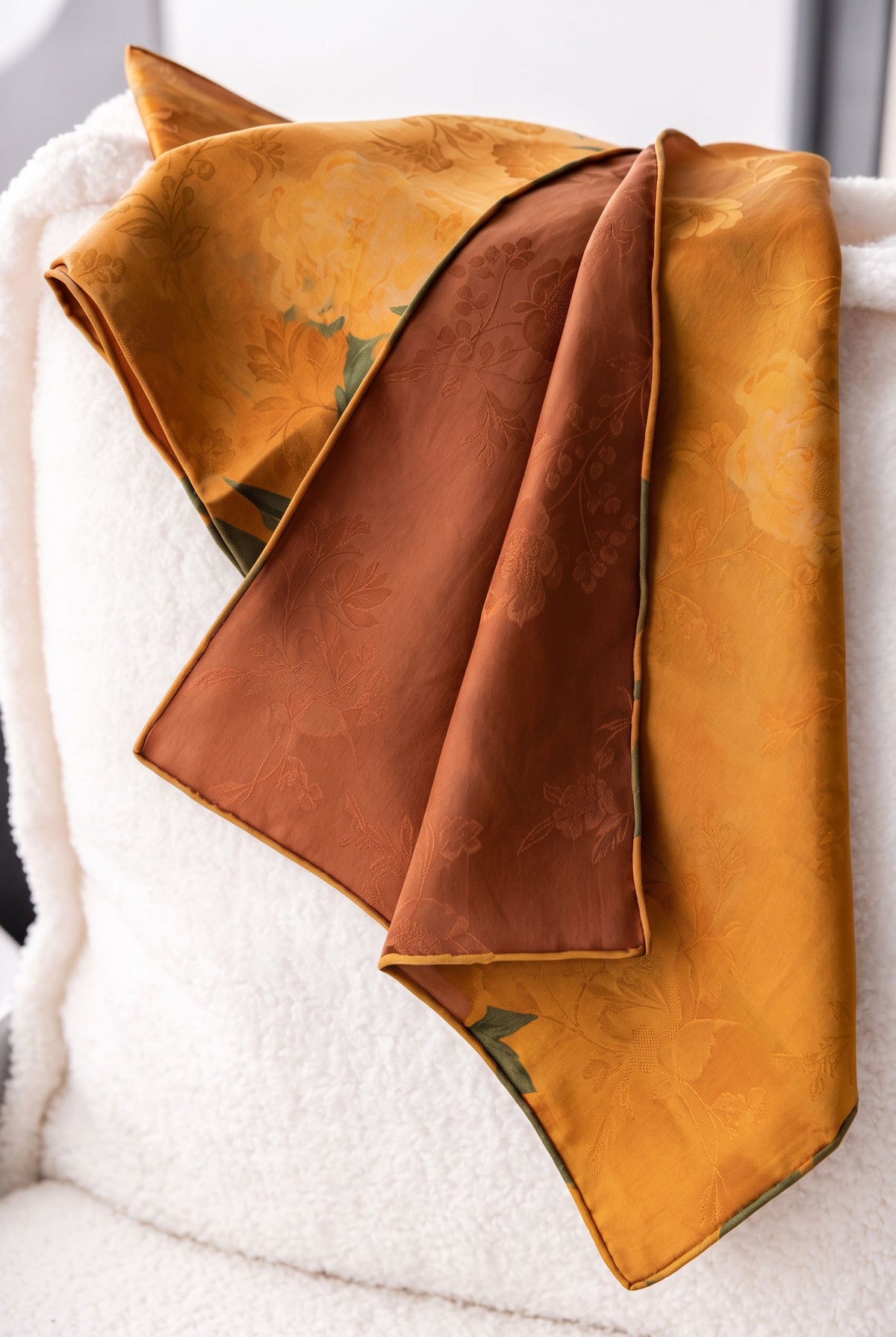 Autumn Harvest Silk Twill Stole