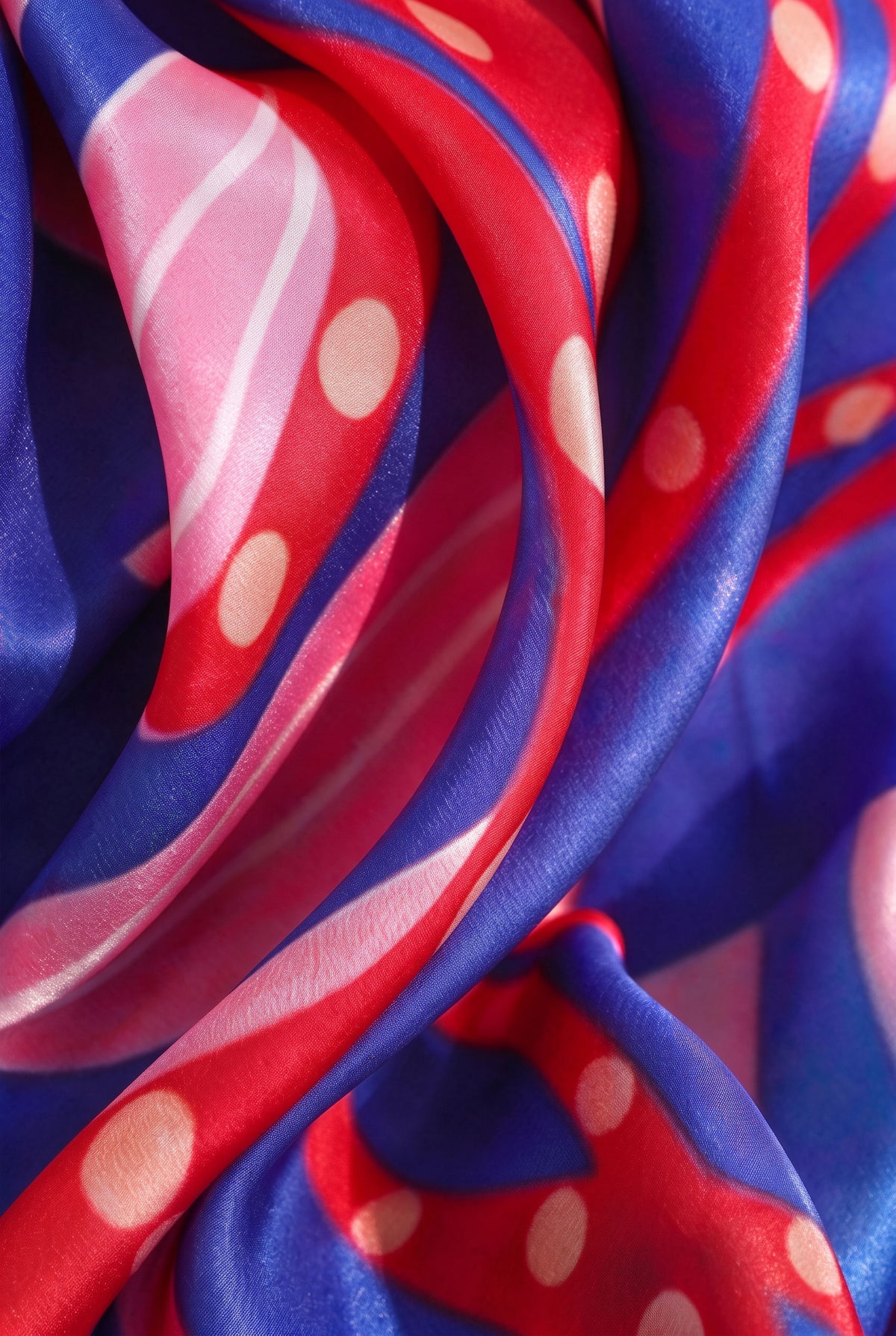 Blue Realm Silk Scarf