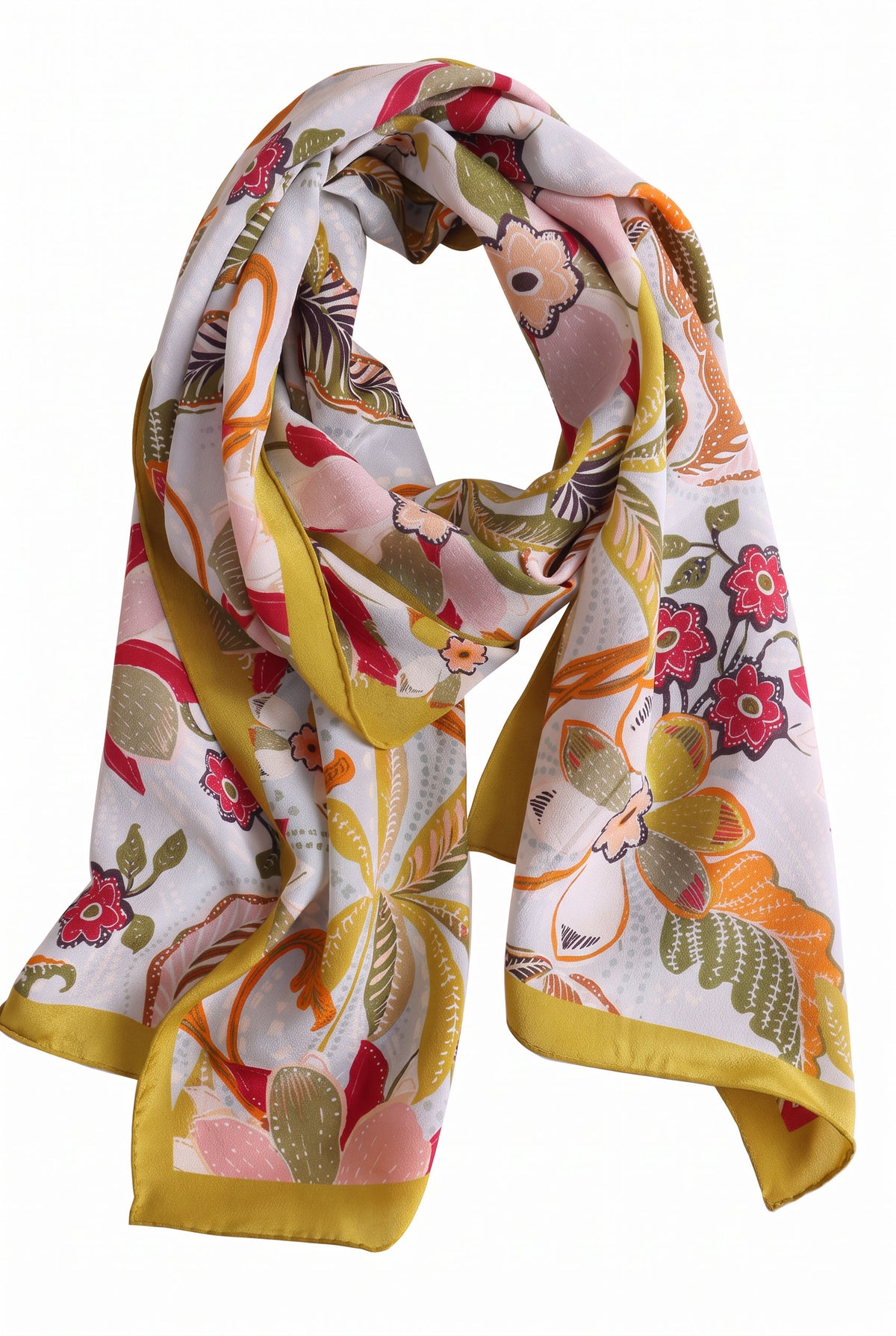 Rainforest Secret Silk Twill Stole