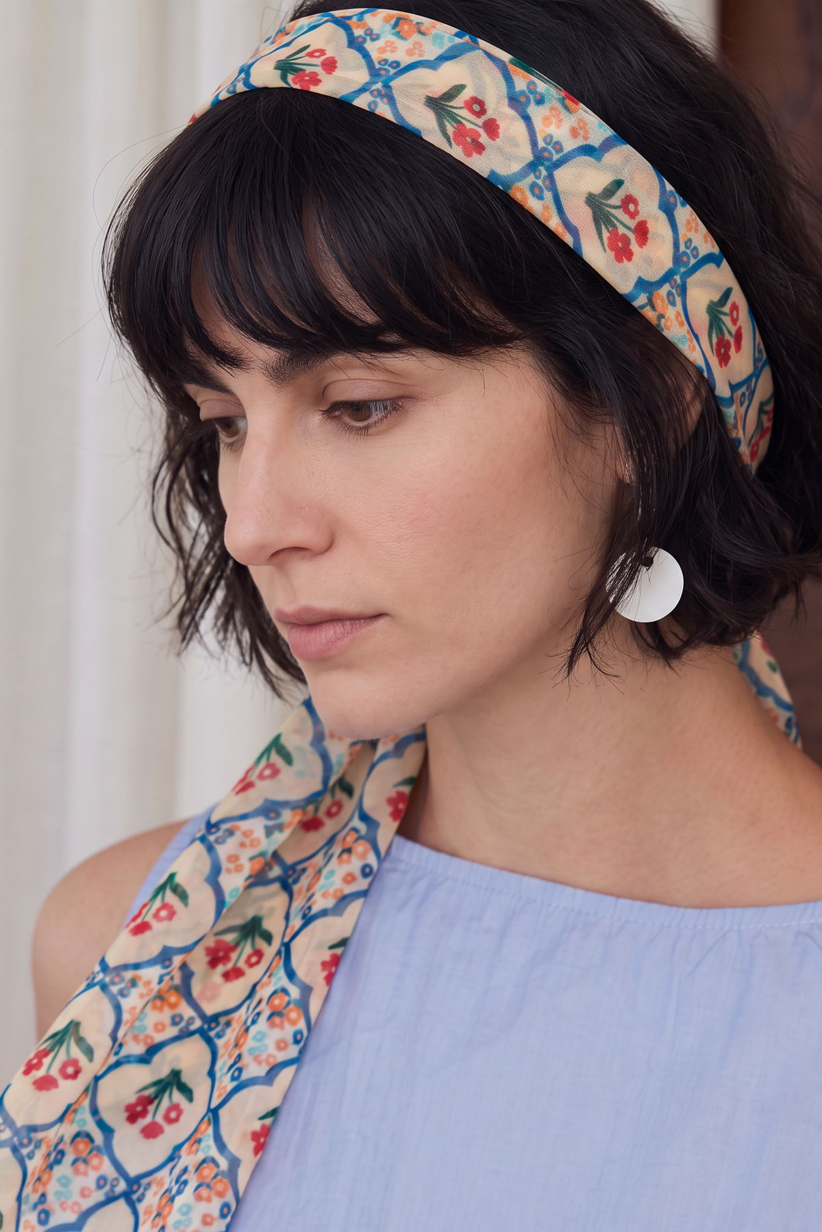 Oriental TreasureBloom Silk Twill Stole