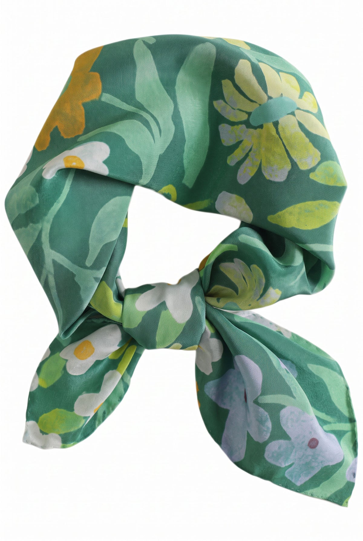 Pastoral Charm Silk Twill Scarf