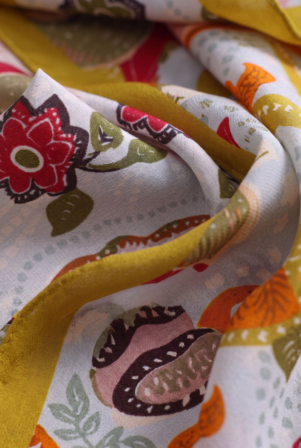 Rainforest Secret Silk Twill Stole