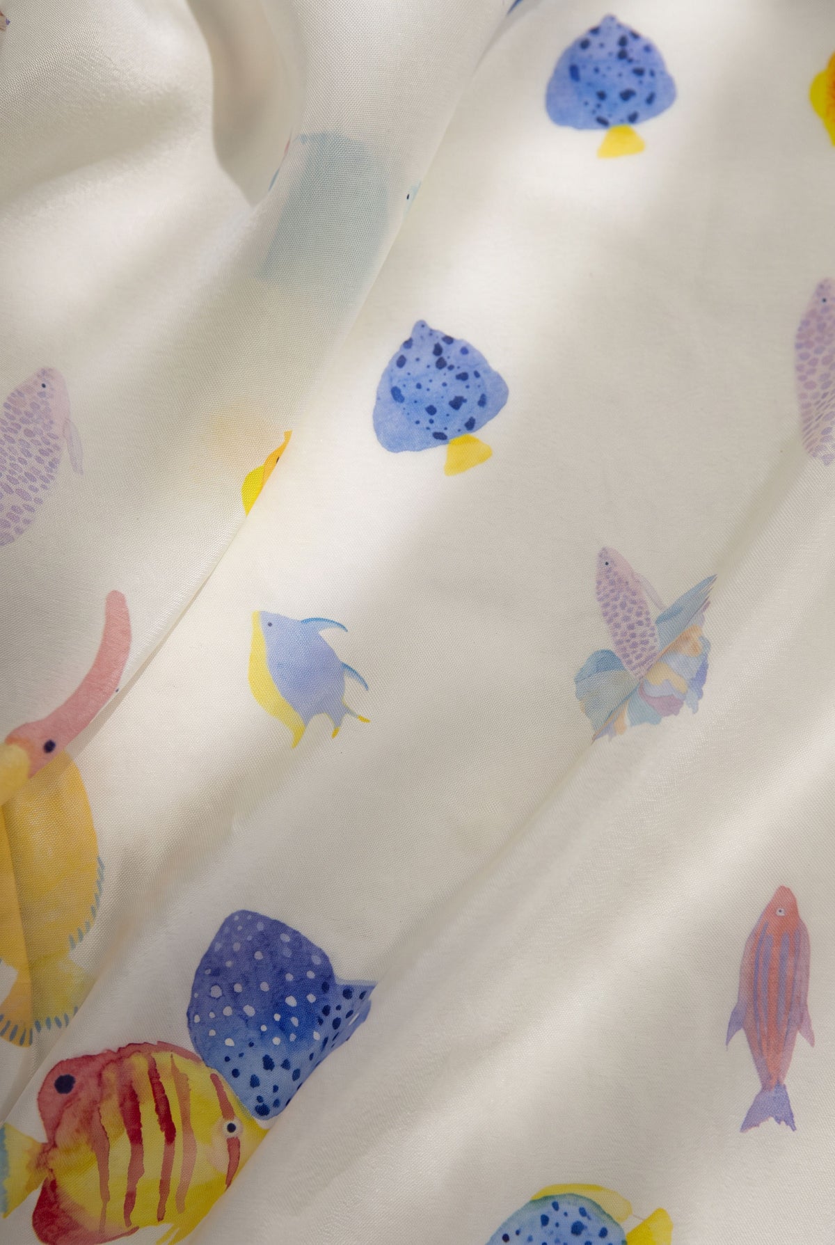 Dreamy Undersea Silk Twill Scarf