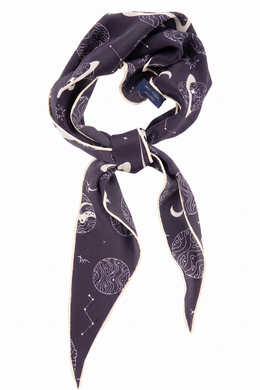 Milky Way silk Twill stole