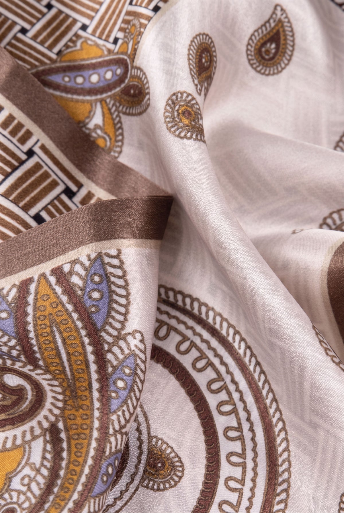 Vintage Encounter Silk Twill Stole
