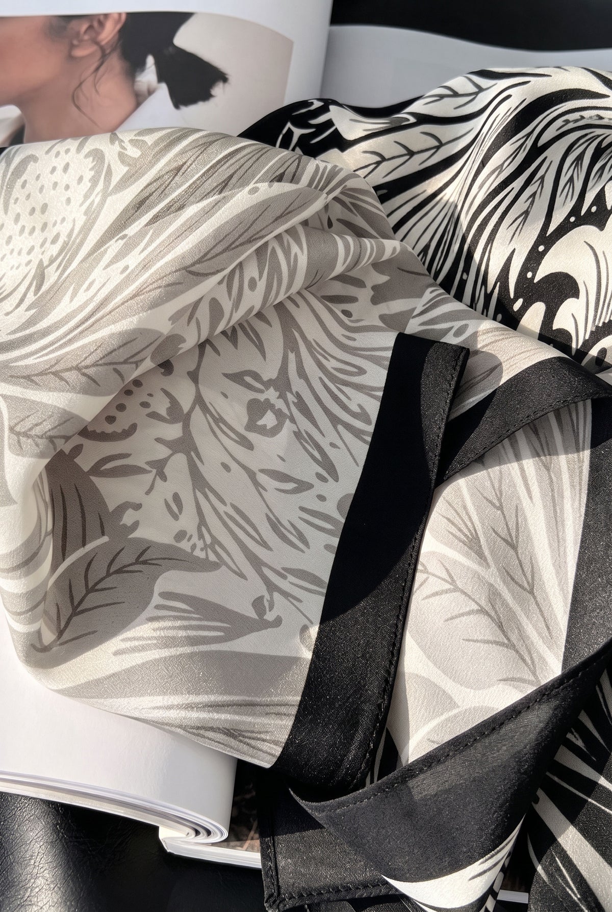 Ancient Persian Silk Twill Stole