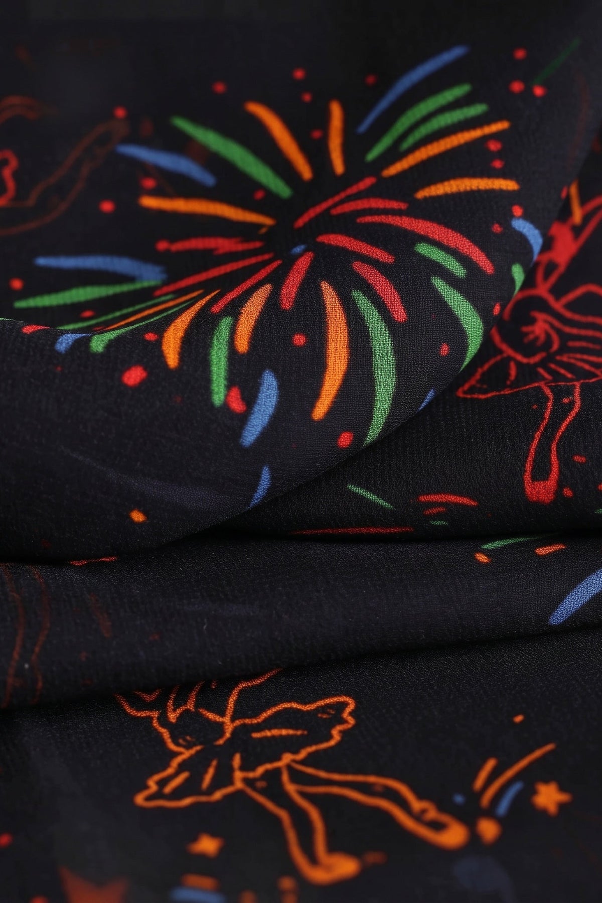Celestial Burst Silk Twill Stole