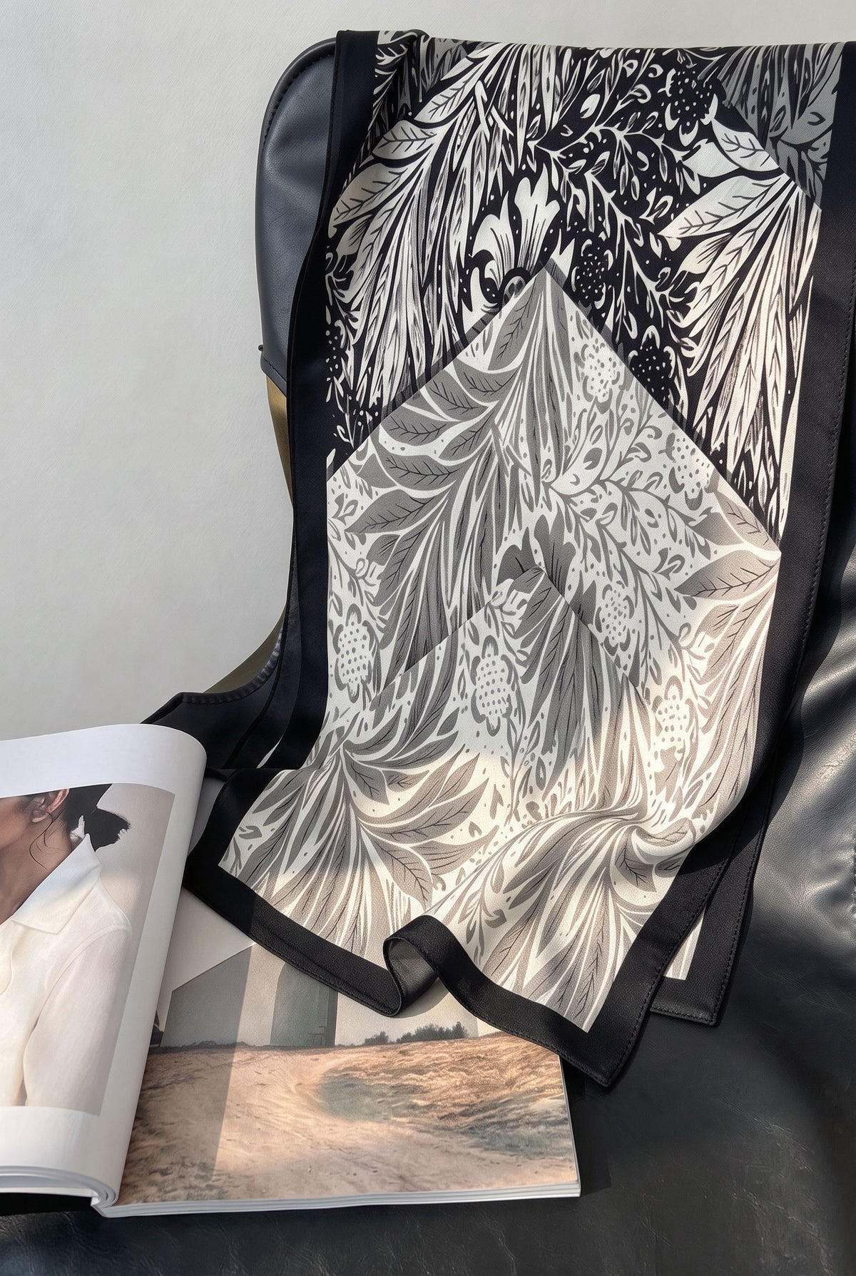 Ancient Persian Silk Twill Stole