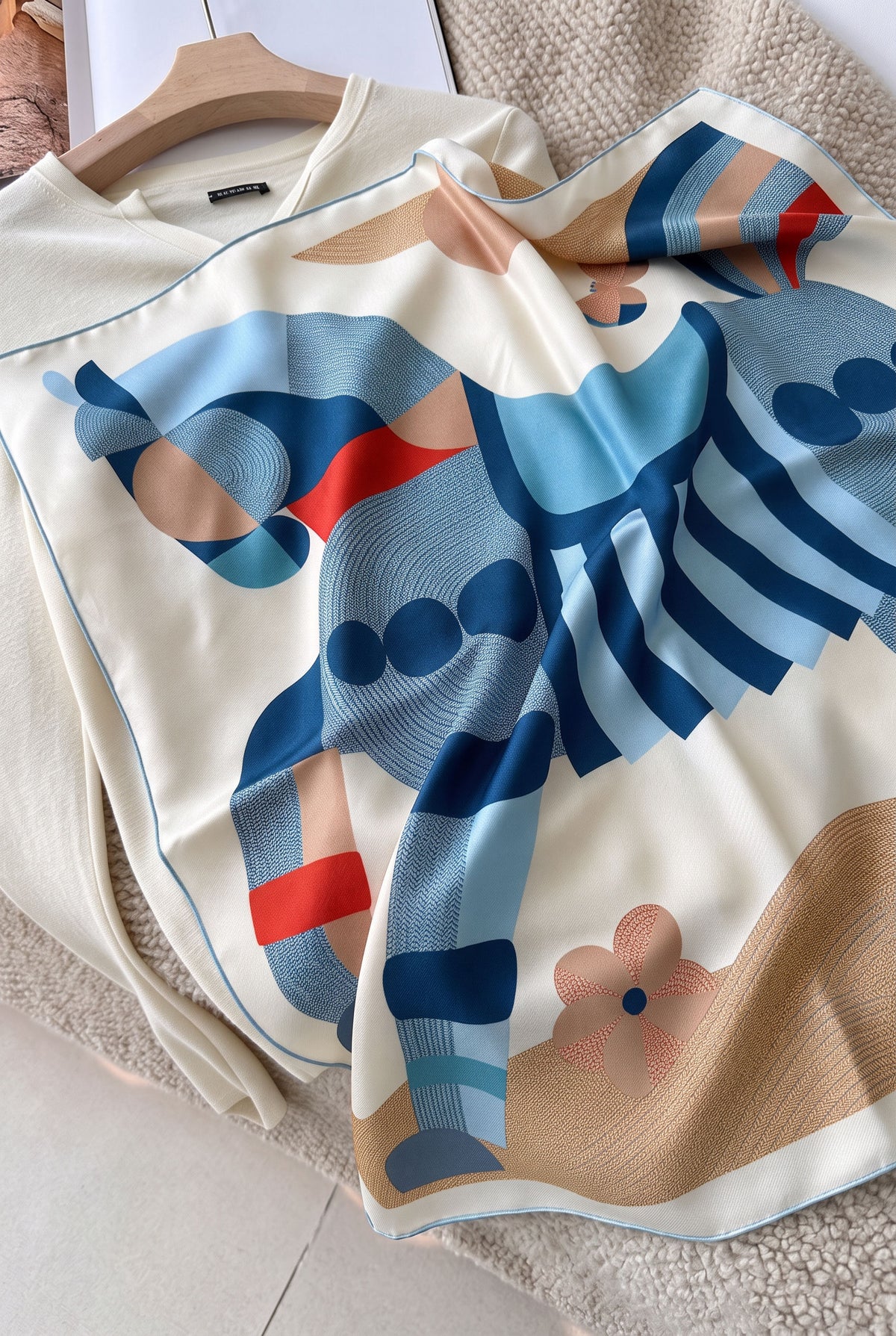 Artistic Steed Silk Twill Scarf