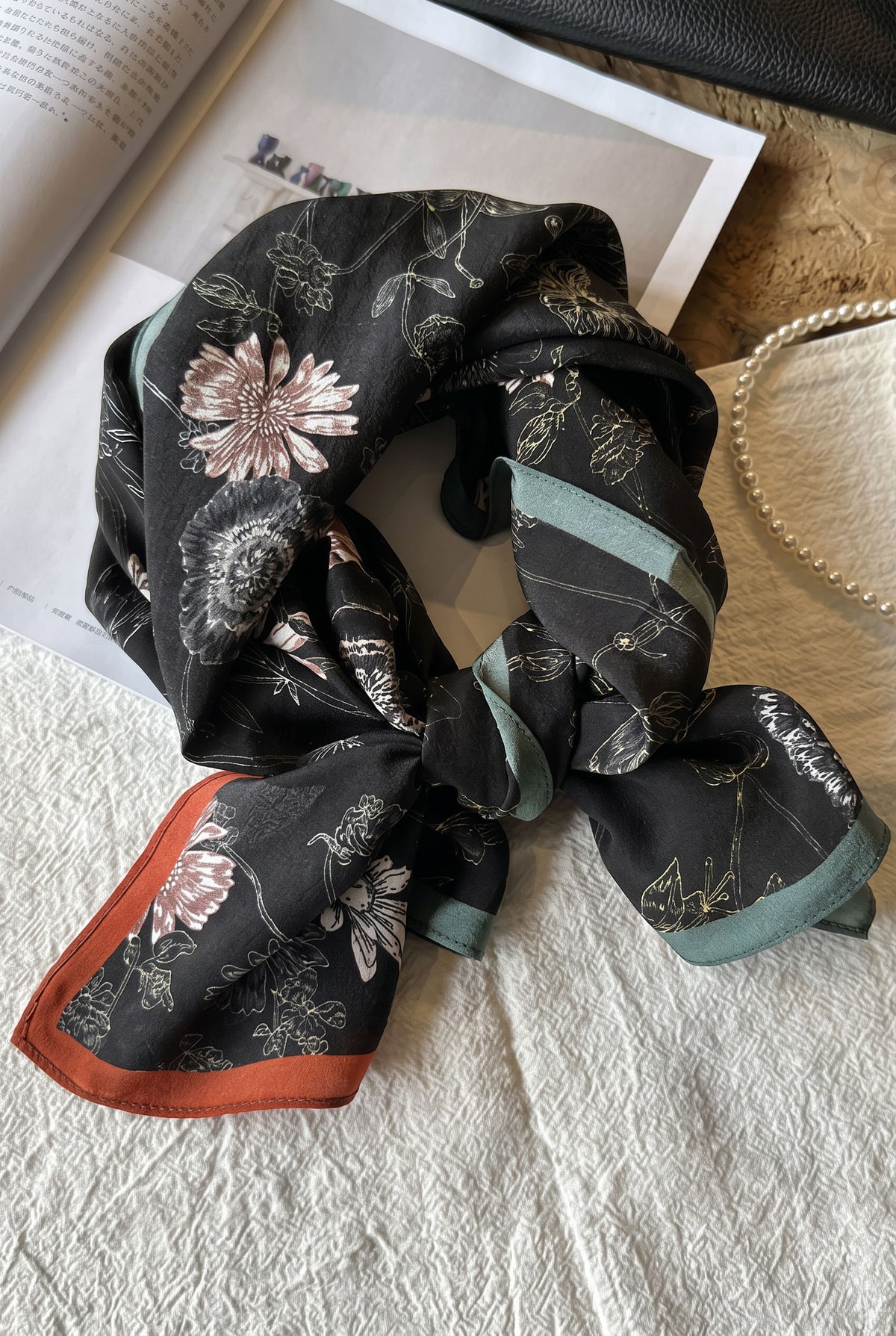 Undefined Wind Silk Twill Stole