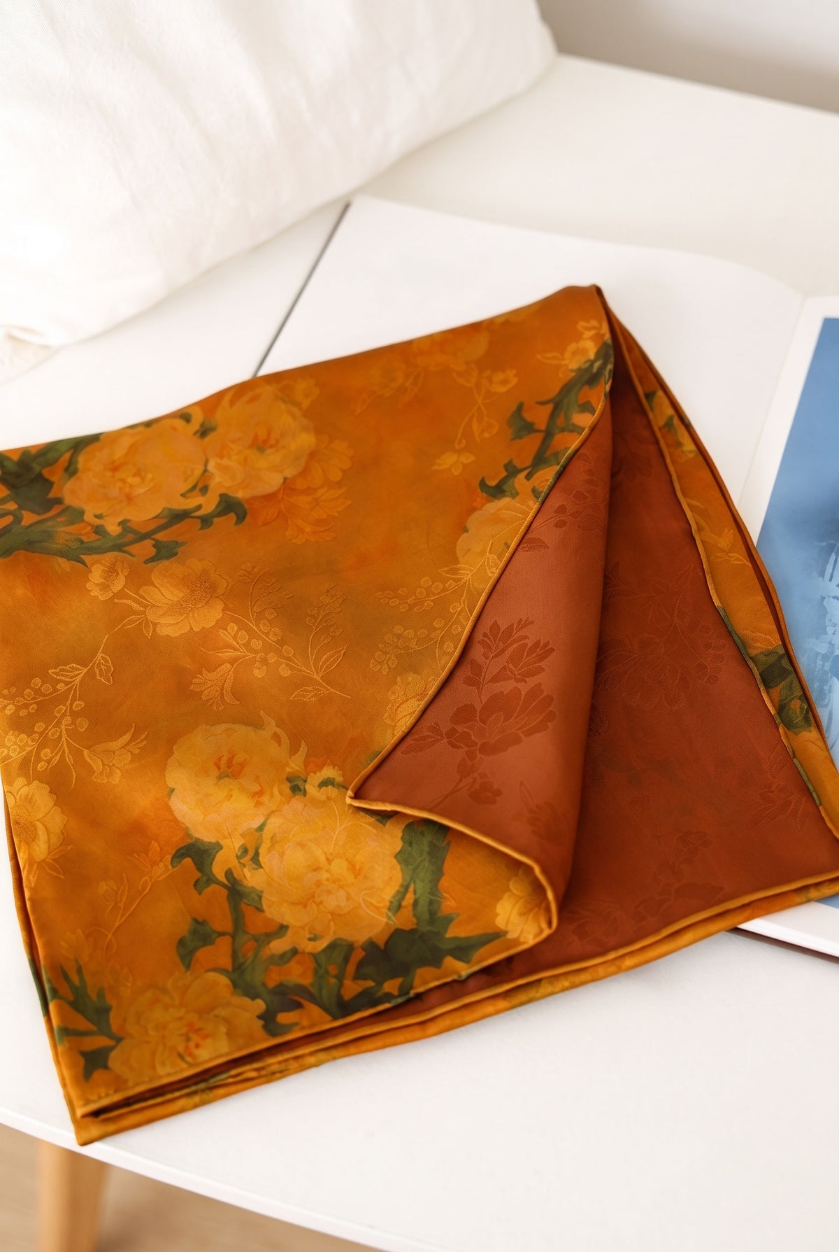 Autumn Harvest Silk Twill Stole