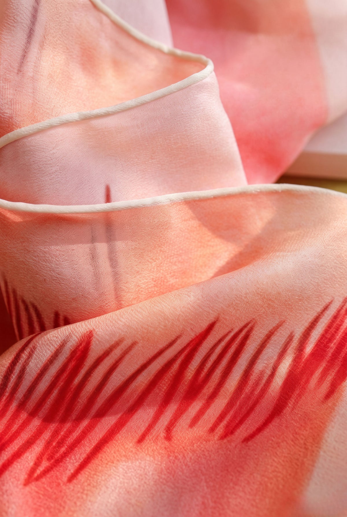 Pink in Motion Silk Scarf
