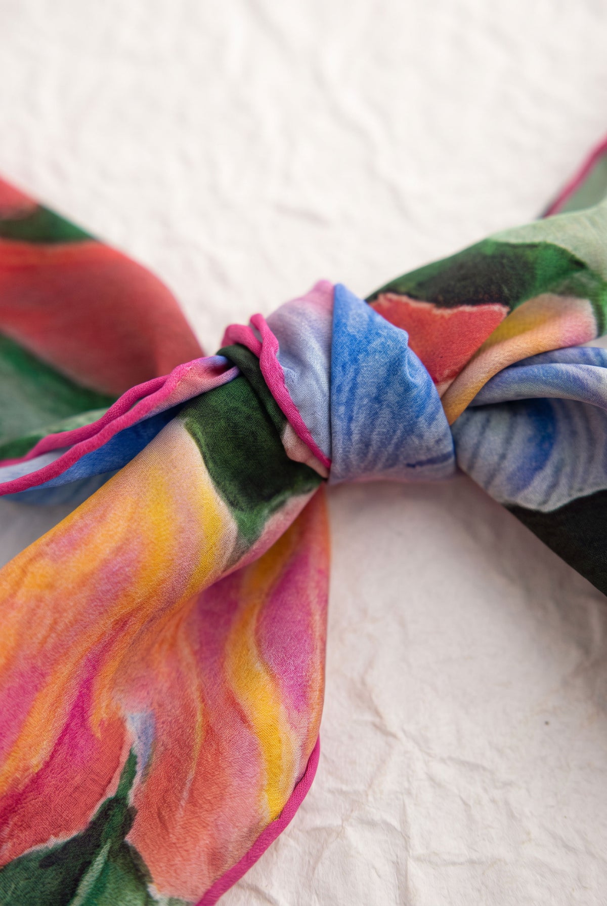 After Summer Night Silk Scarf