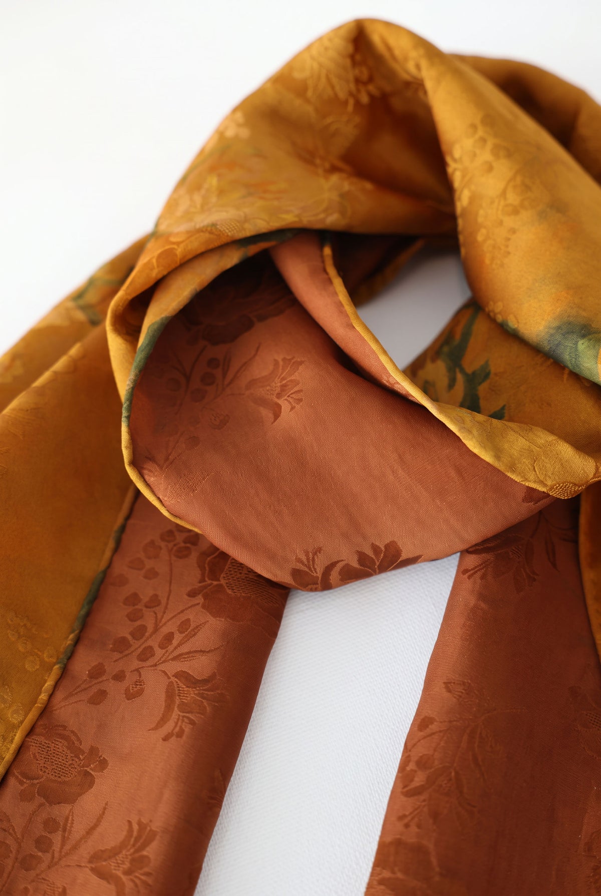 Autumn Harvest Silk Twill Stole