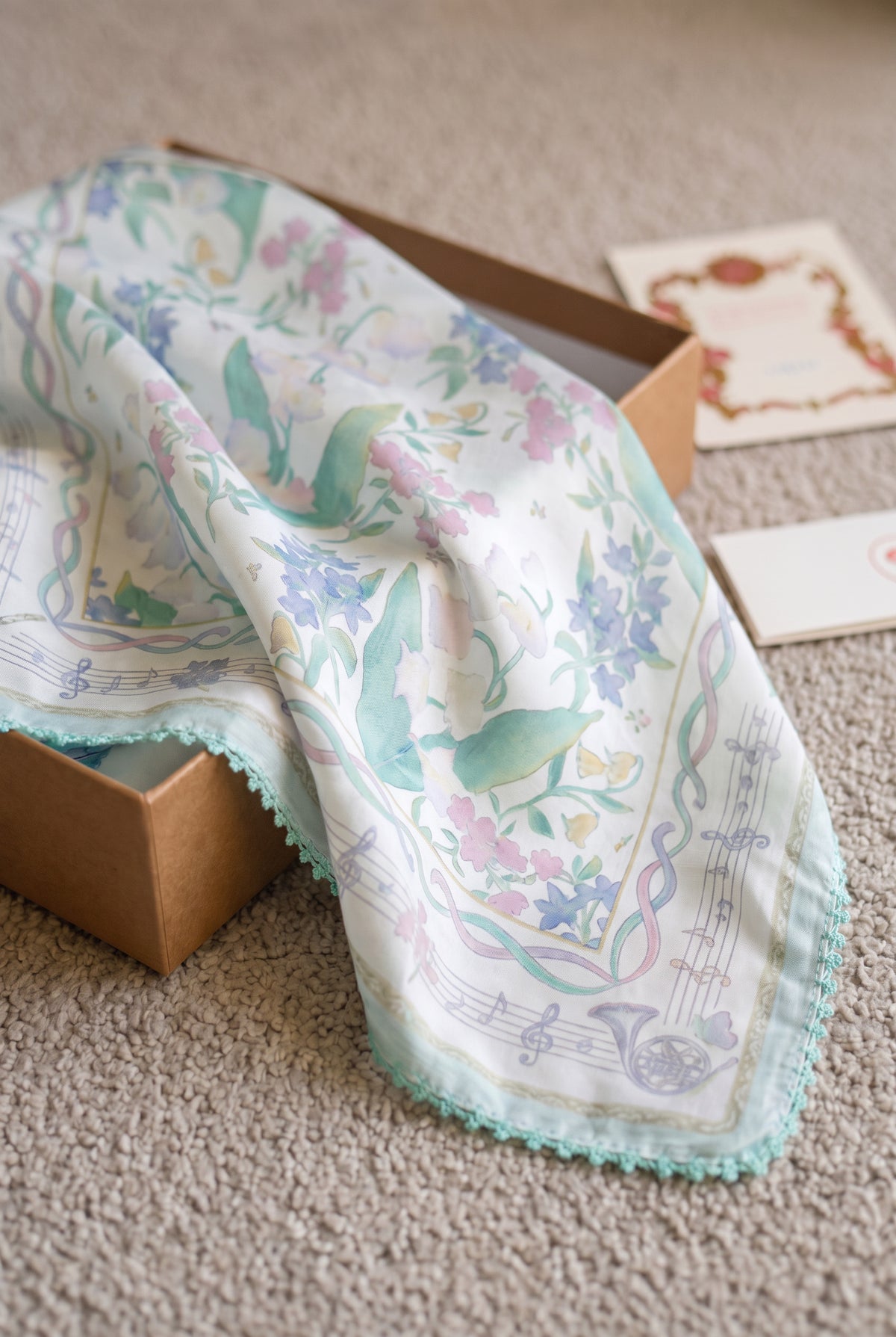Quiet Orchid silk Twill scarf