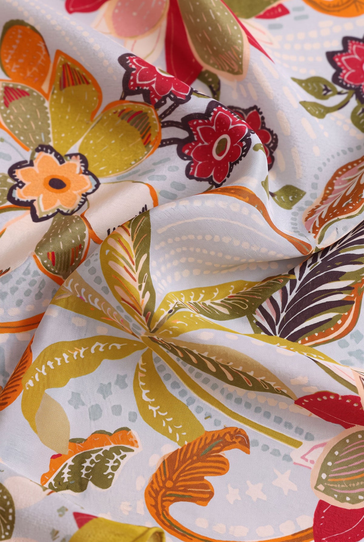 Rainforest Secret Silk Twill Stole