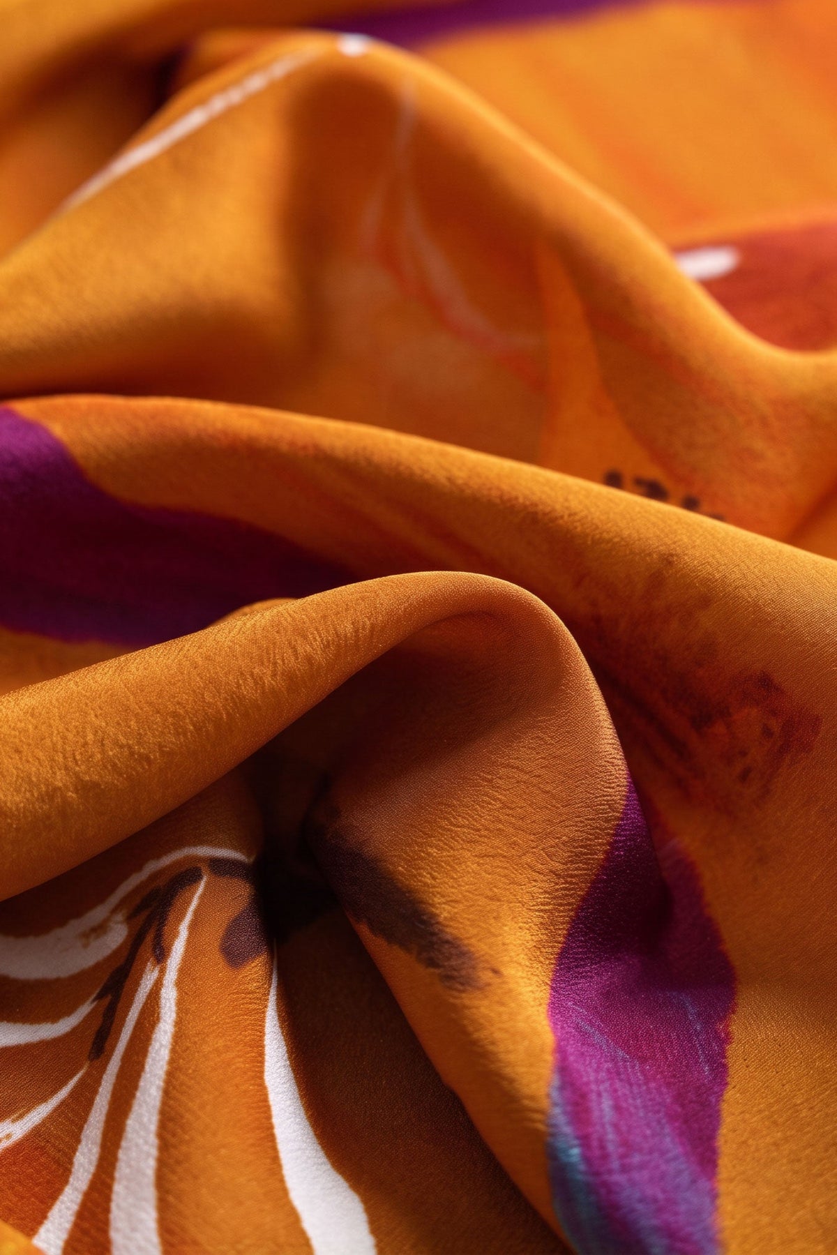 Illusory Reflection Silk Scarf