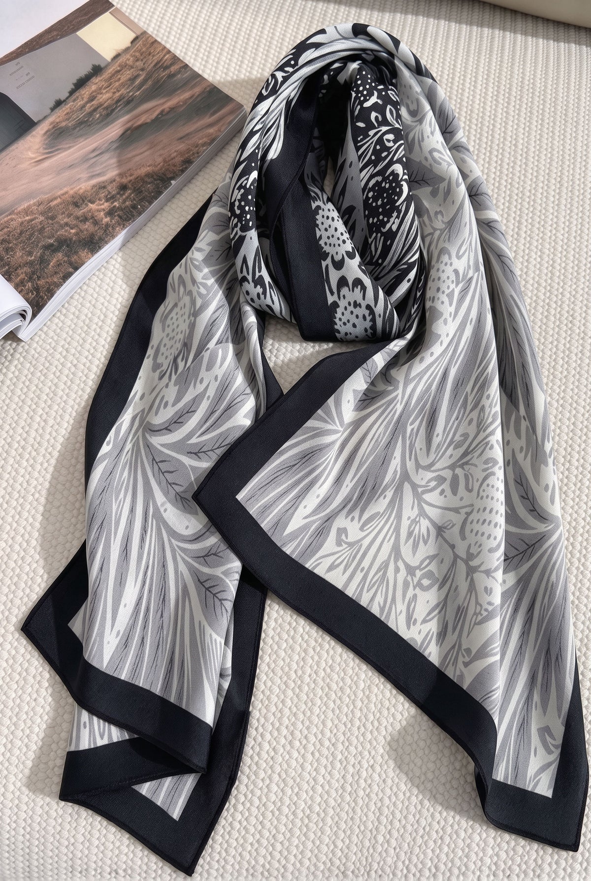 Ancient Persian Silk Twill Stole