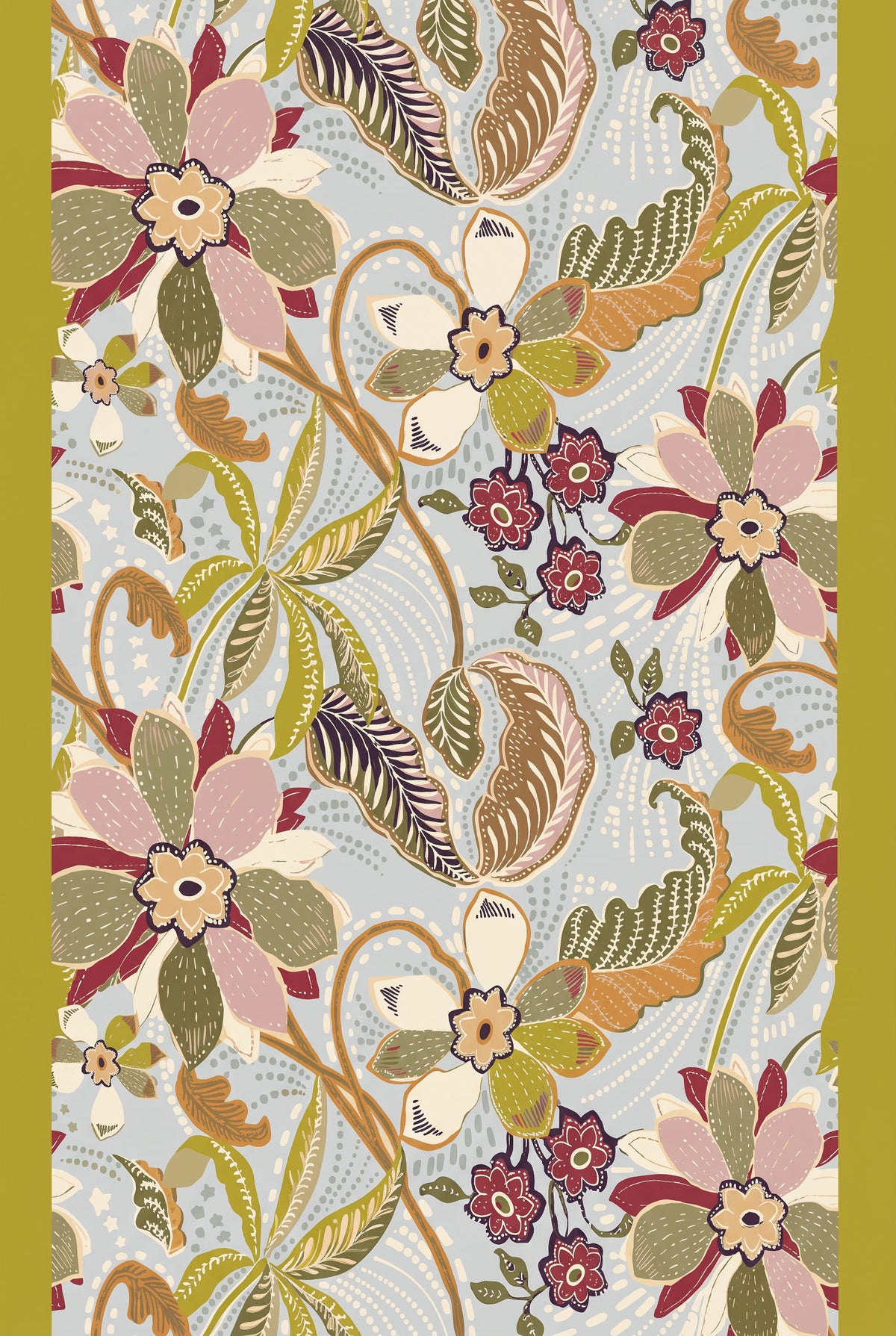 Rainforest Secret Silk Twill Stole