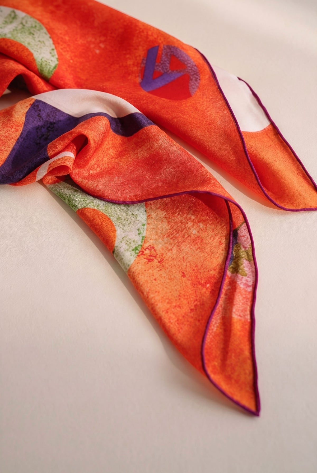 Year of Jing Si Silk Twill Scarf