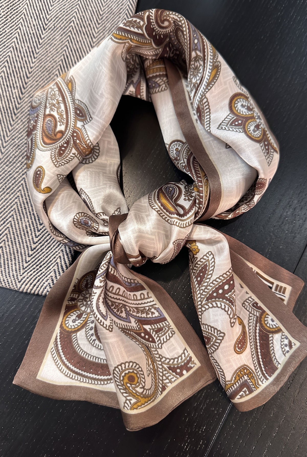 Vintage Encounter Silk Twill Stole