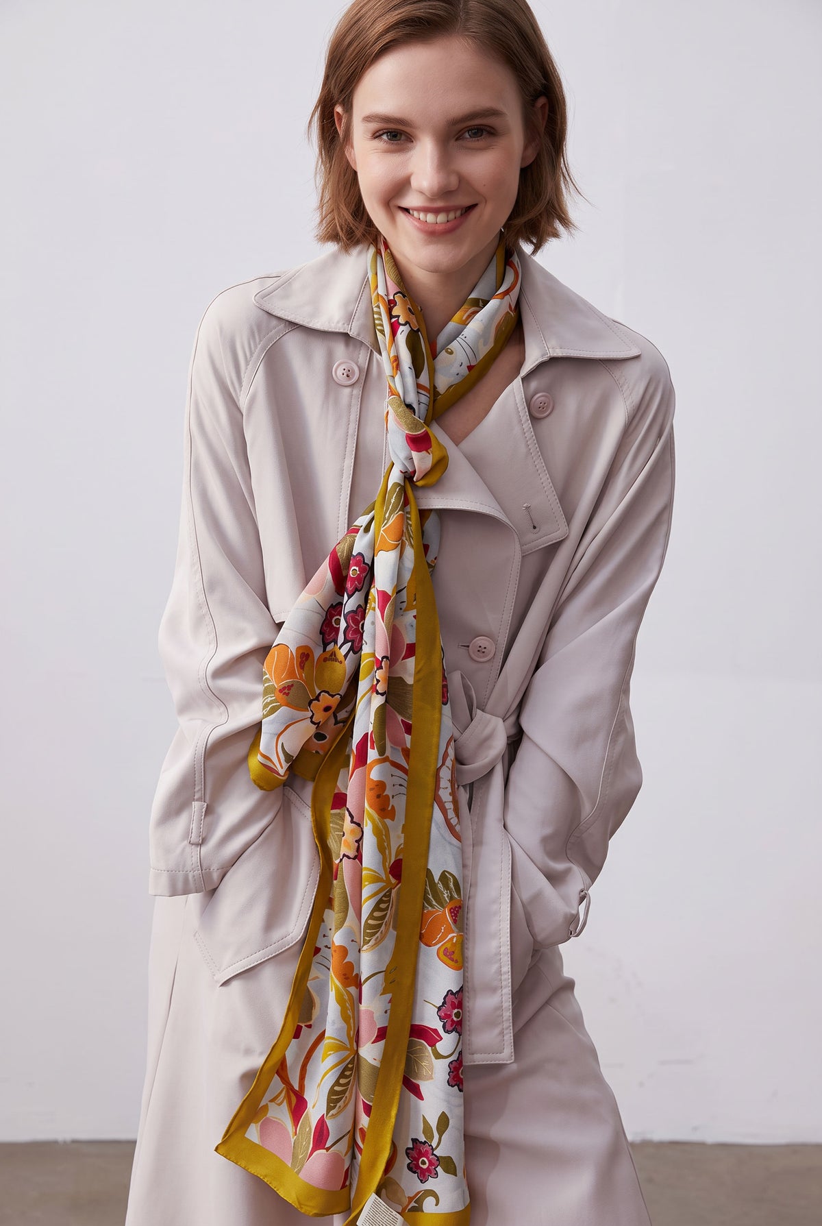 Rainforest Secret Silk Twill Stole