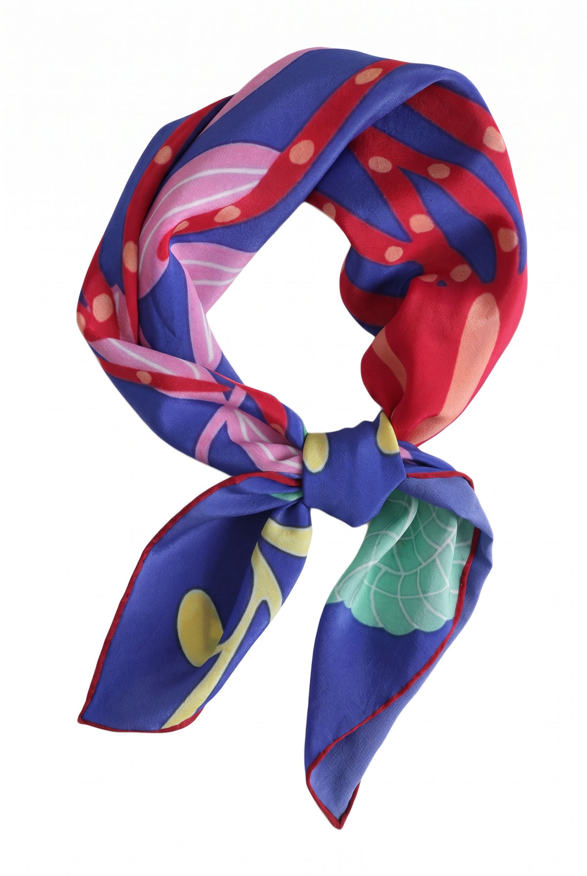 Blue Realm Silk Scarf