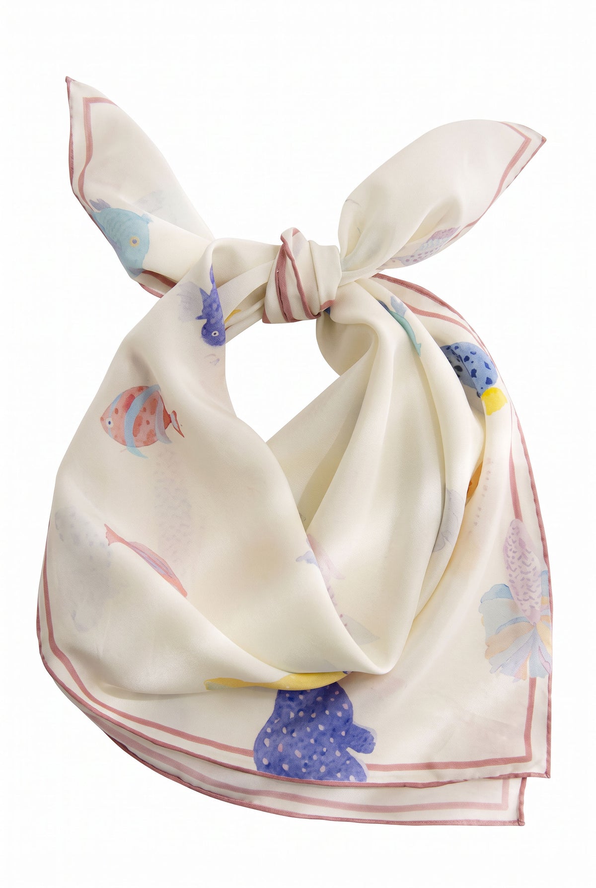 Dreamy Undersea Silk Twill Scarf