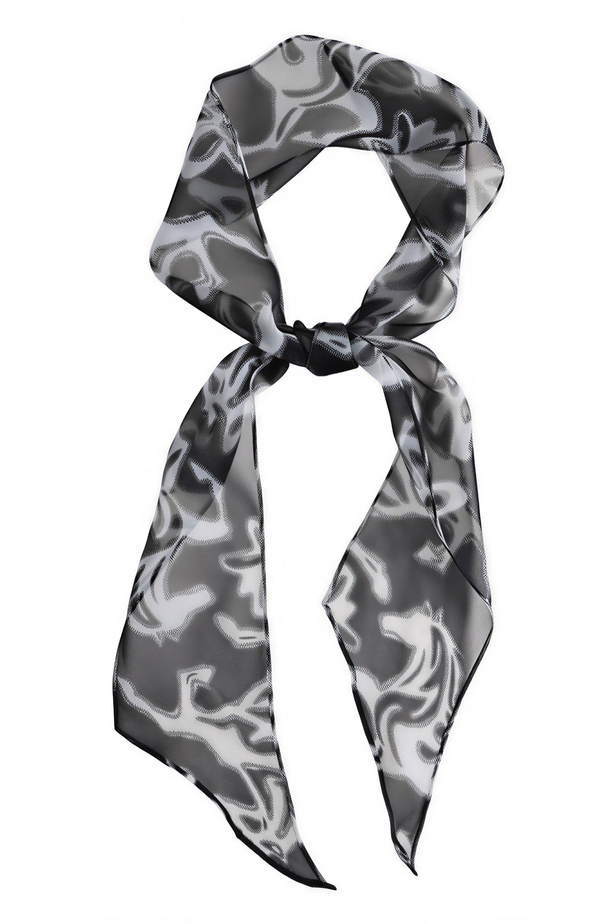 Artistic Seaweed Silk Twill Stole