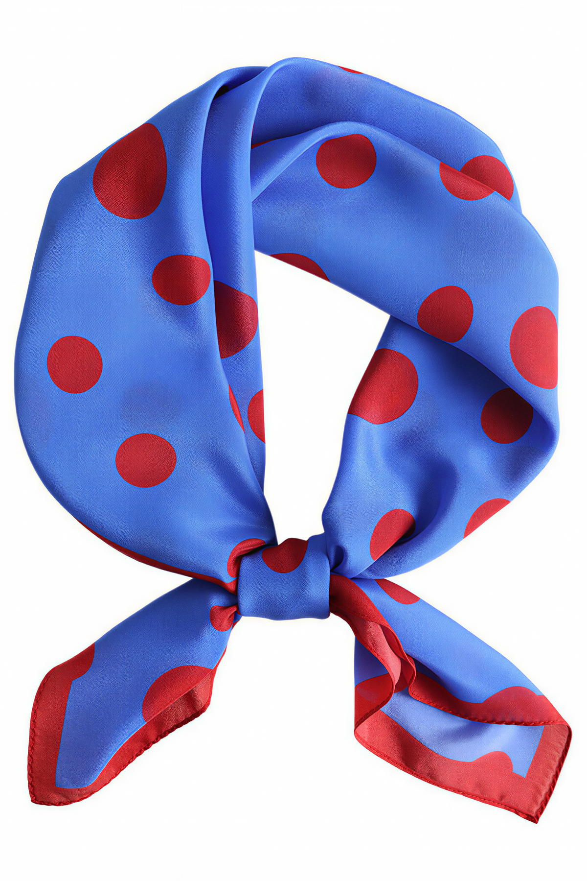 Red Heartbeat Silk Twill scarf
