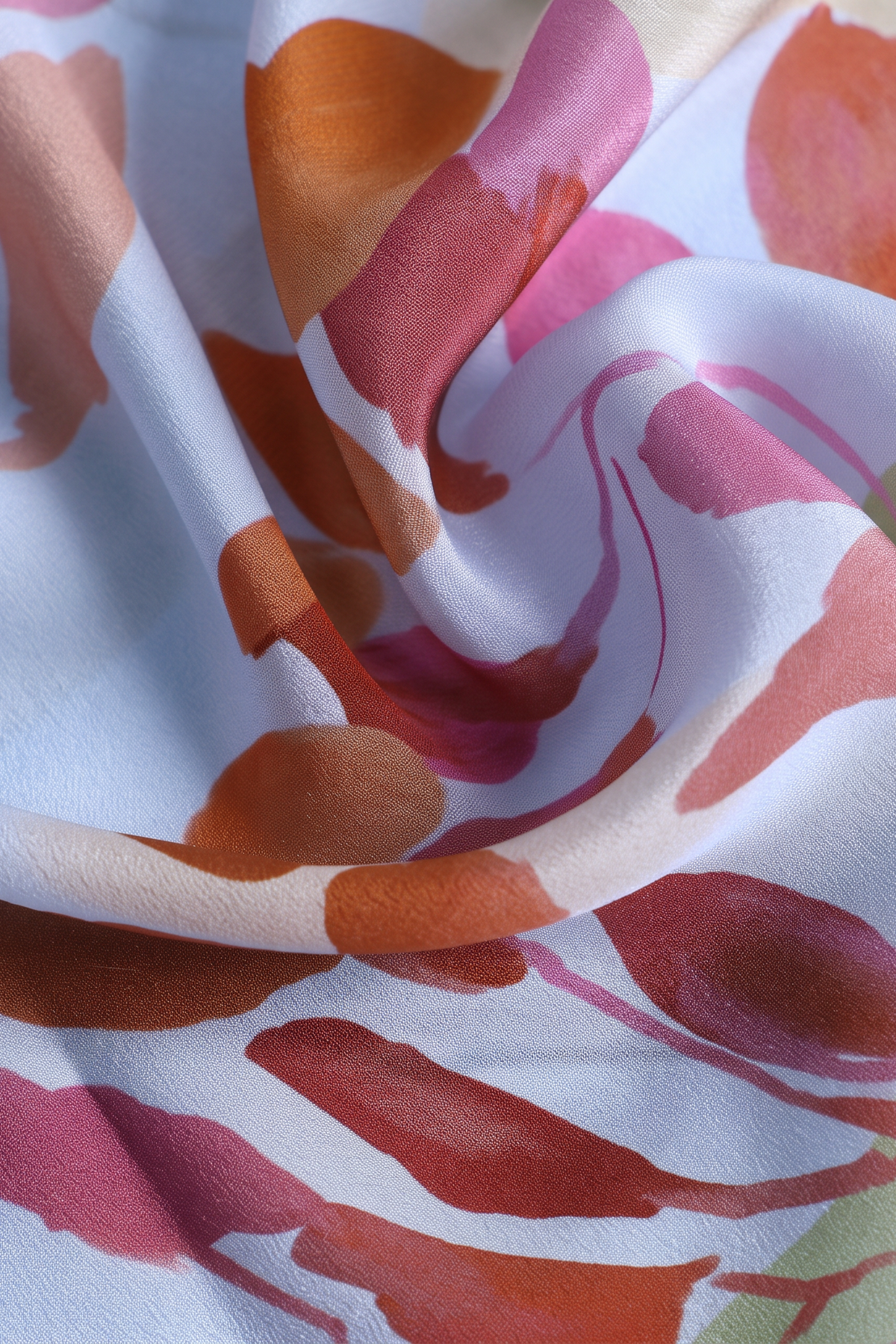 Wisteria silk Twill scarf
