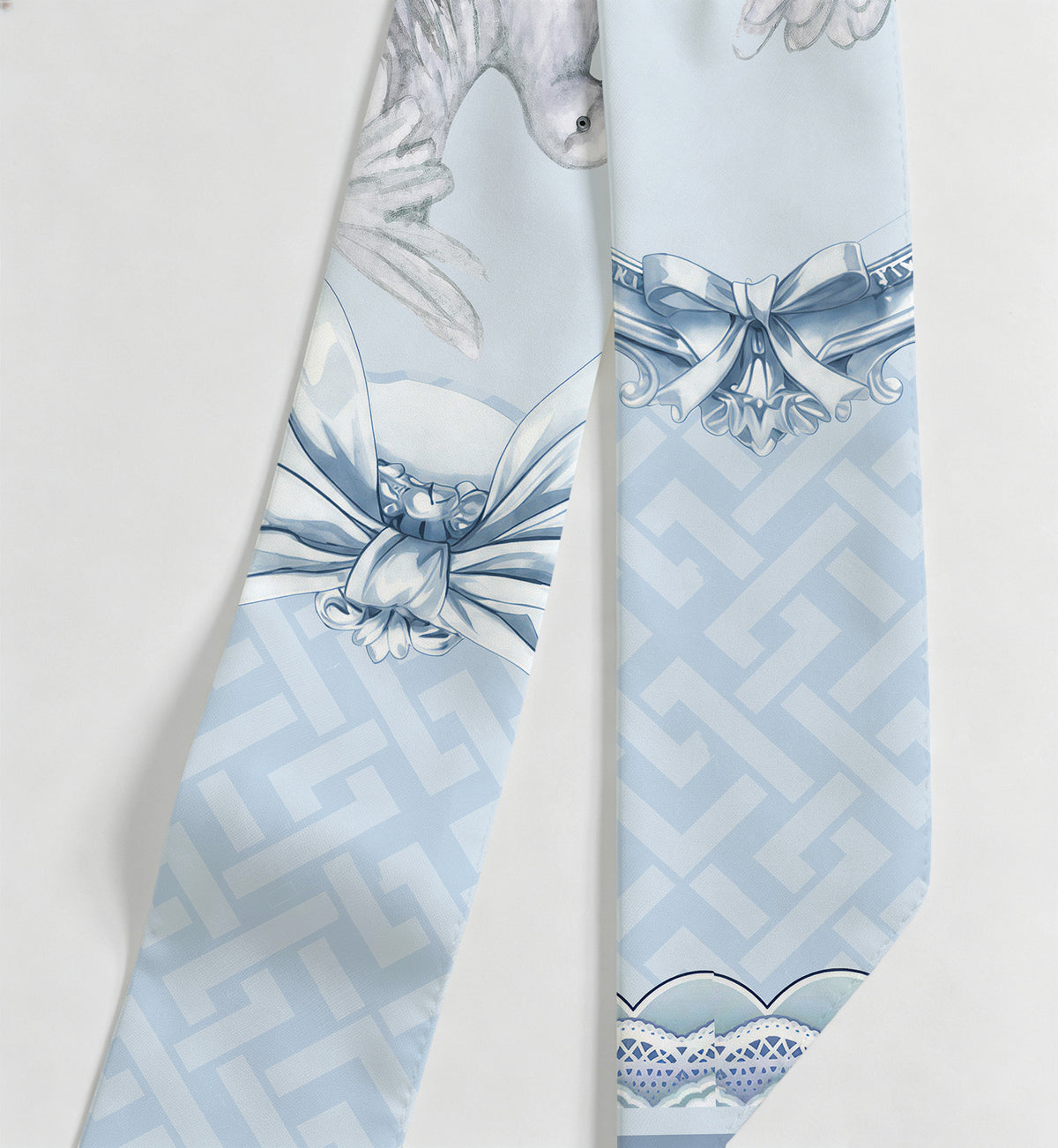 Azure Dove Silk Ribbon