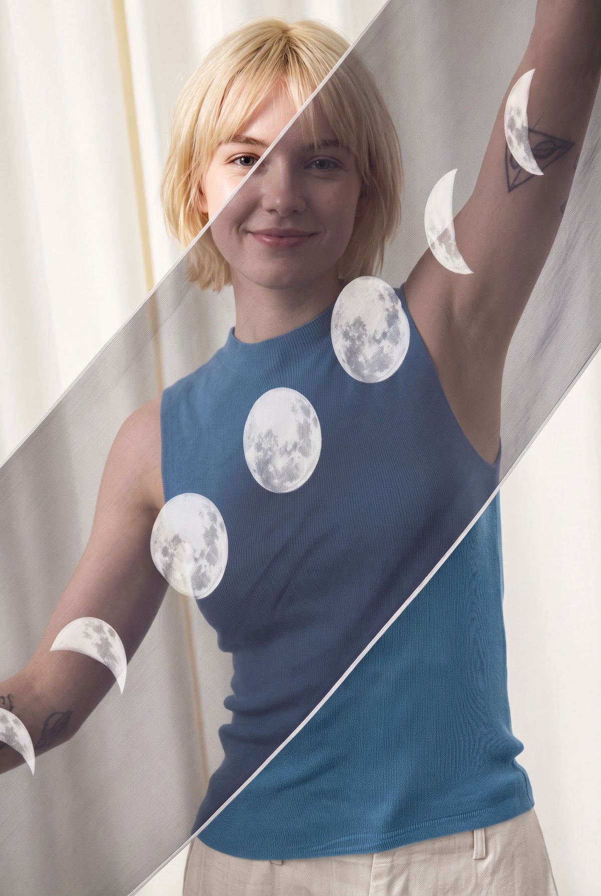 Moon Phase Beauty Silk Stole