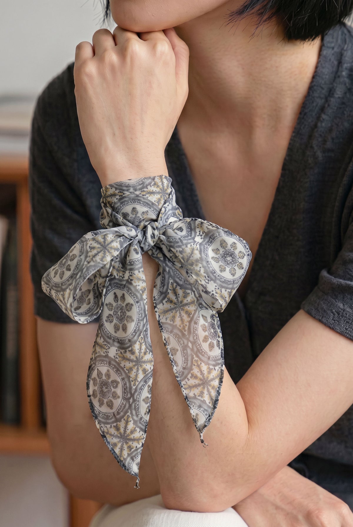Vintage Paisley Silk Stole