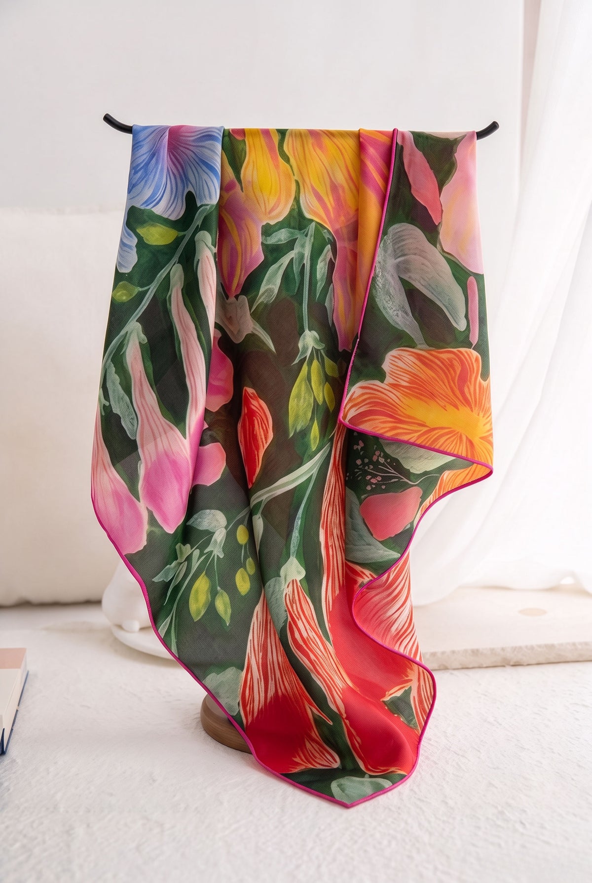 After Summer Night Silk Scarf
