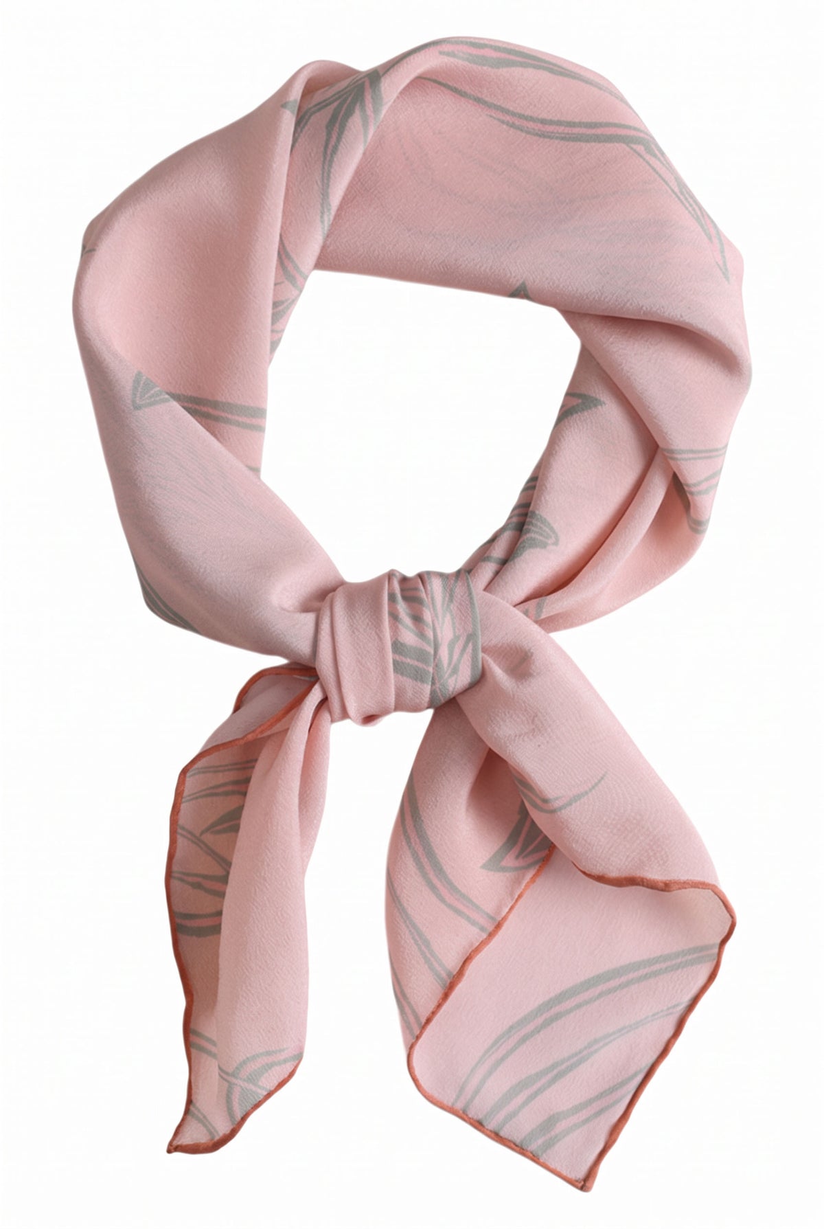 Soft Pink Melody Silk Scarf