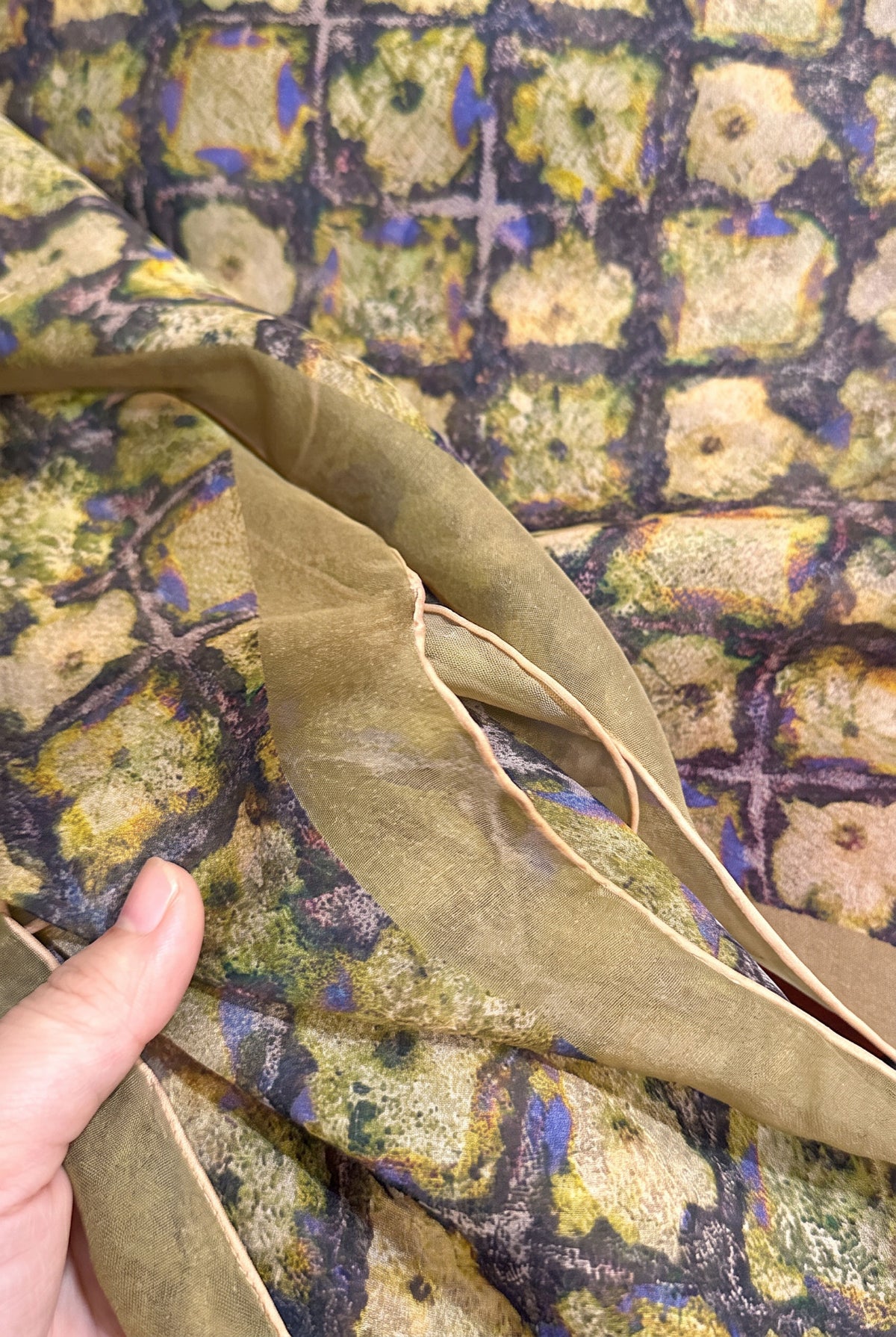 Lucky Clover Silk Twill Scarf