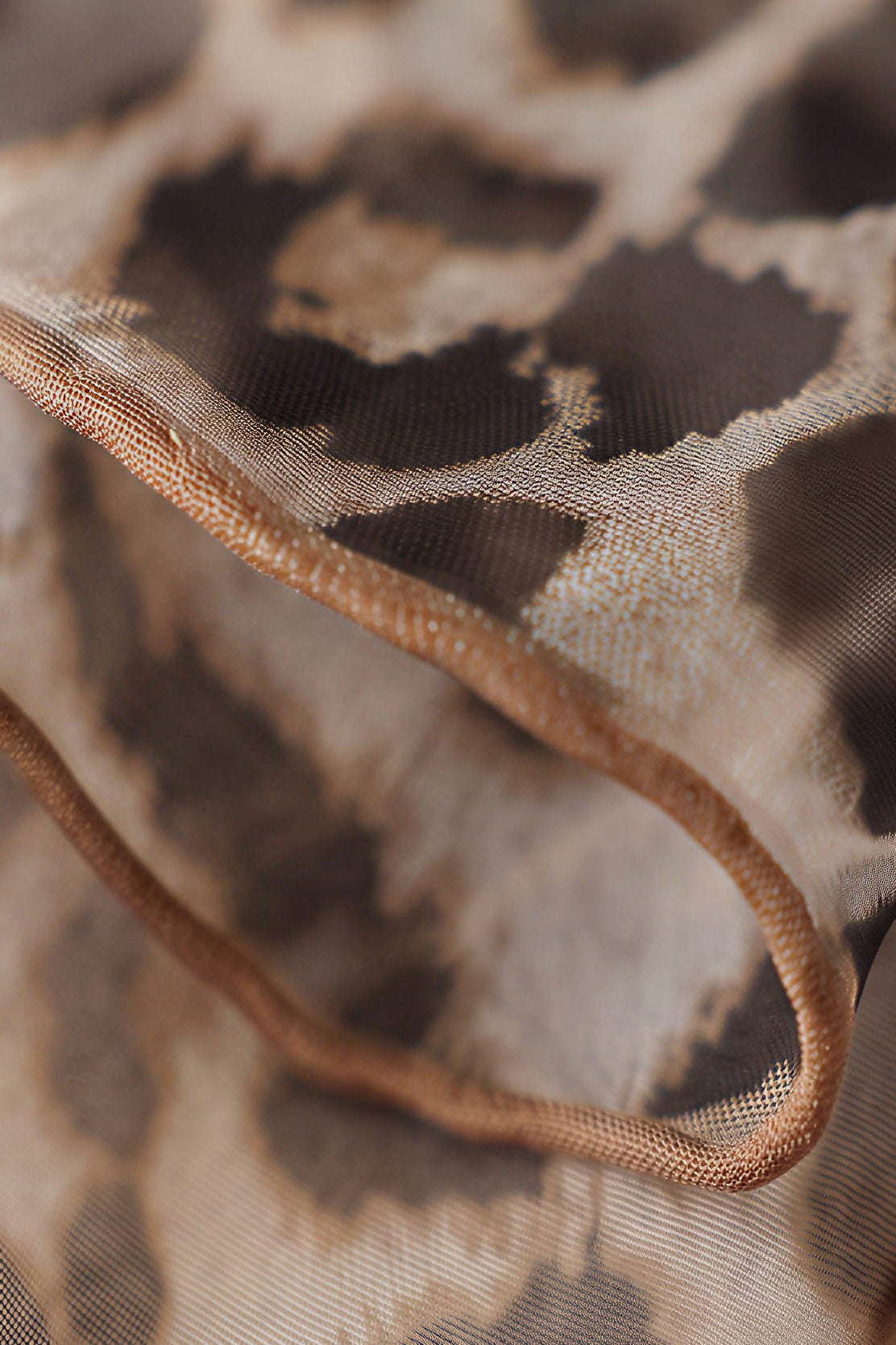 Leopard Print Silk Twill Stole