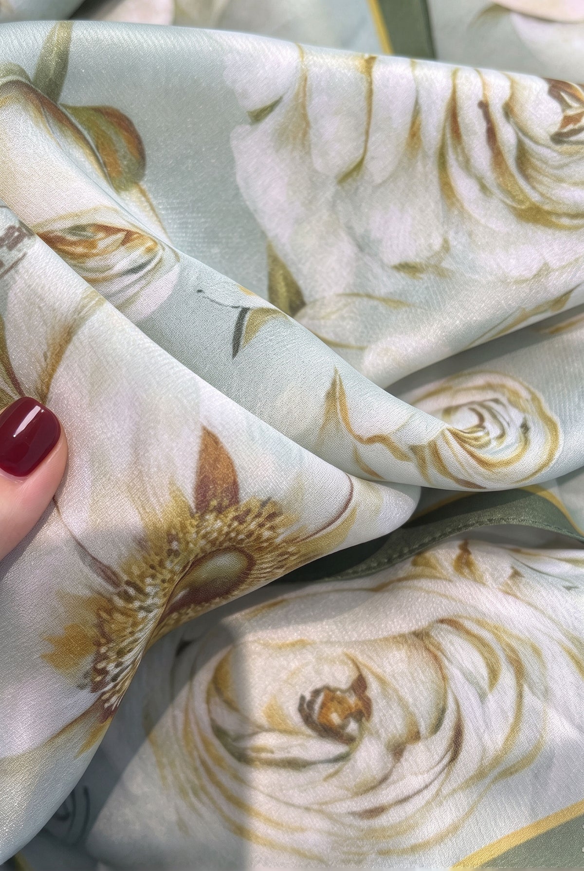 Fragrant Rose Silk Twill Stole