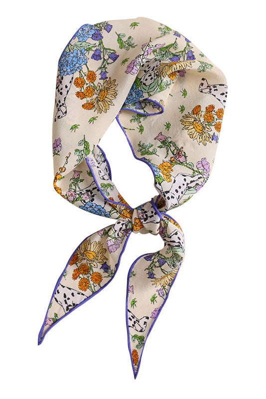 French Fairyland Silk Twill stole