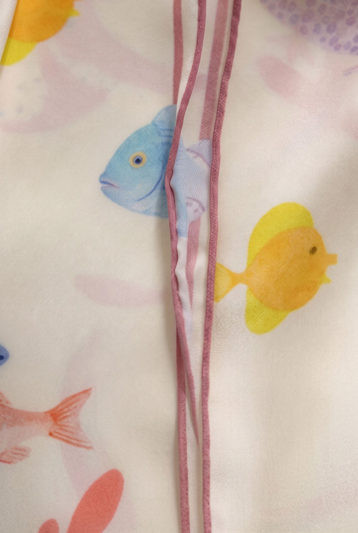 Dreamy Undersea Silk Twill Scarf