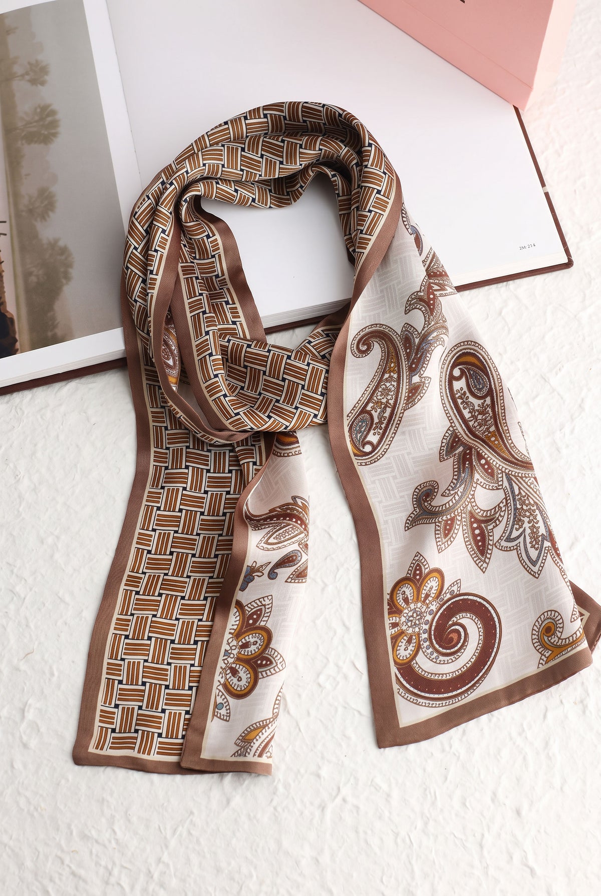 Vintage Encounter Silk Twill Stole
