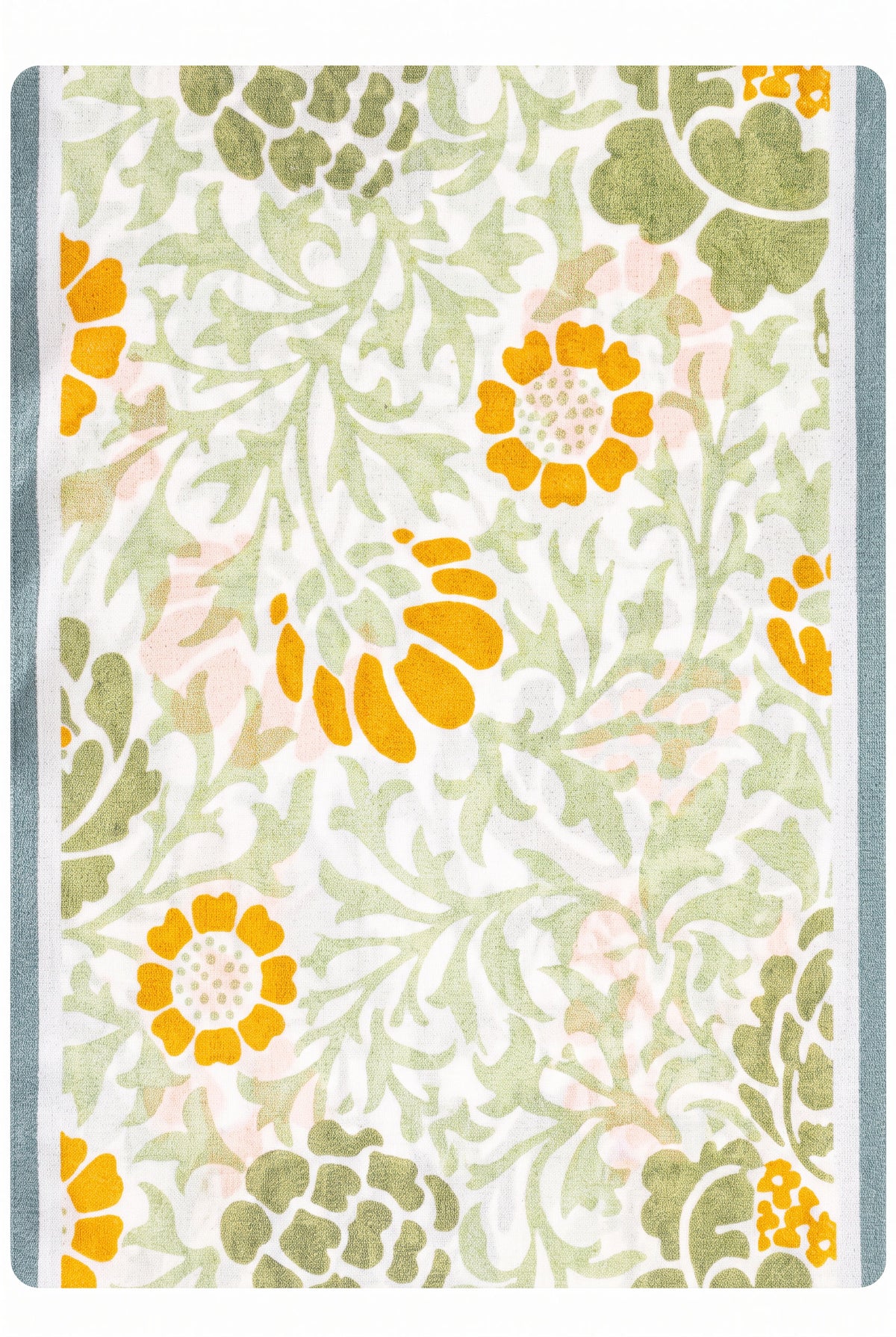 Alice Wonderland Green Silk Twill Stole