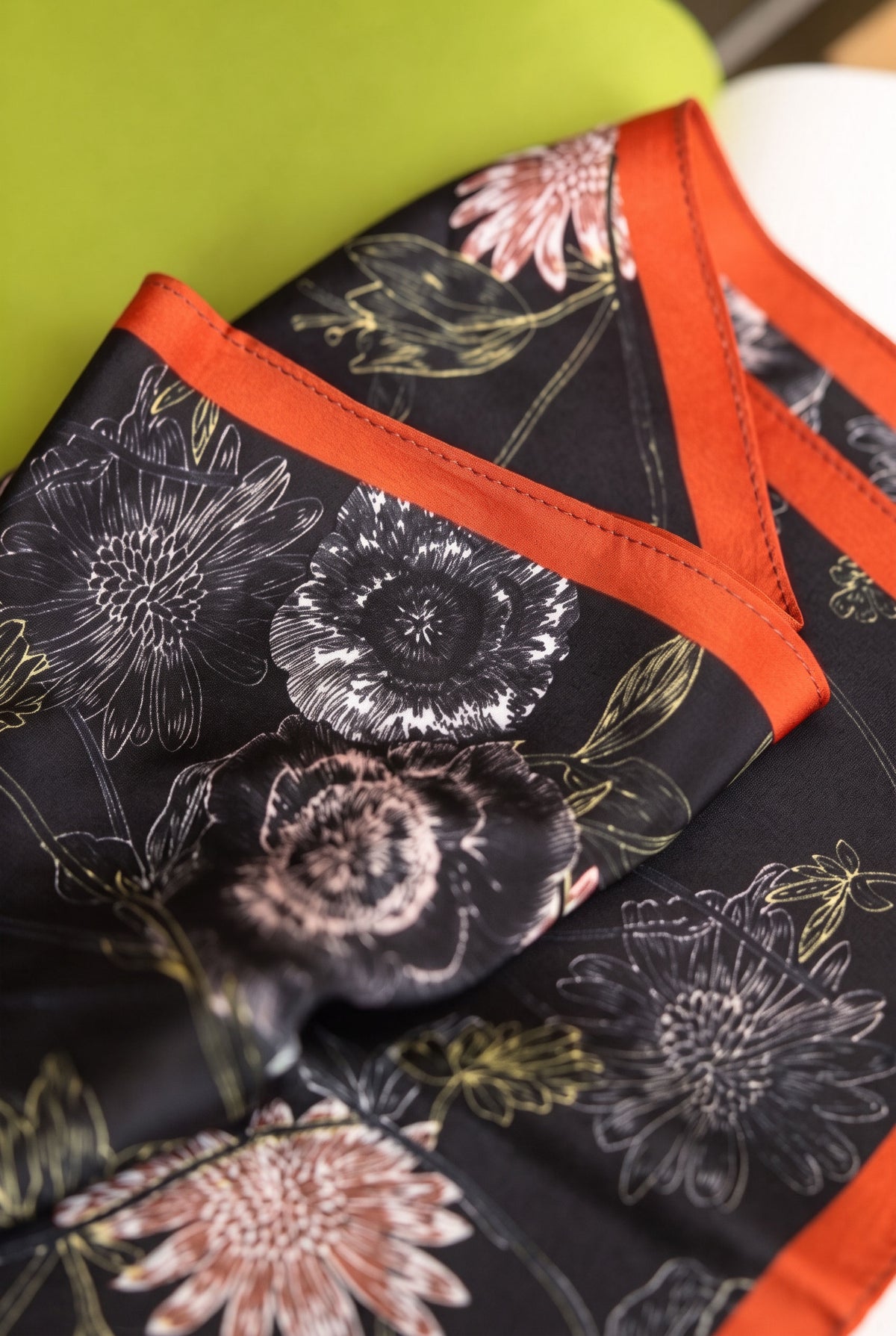 Undefined Wind Silk Twill Stole