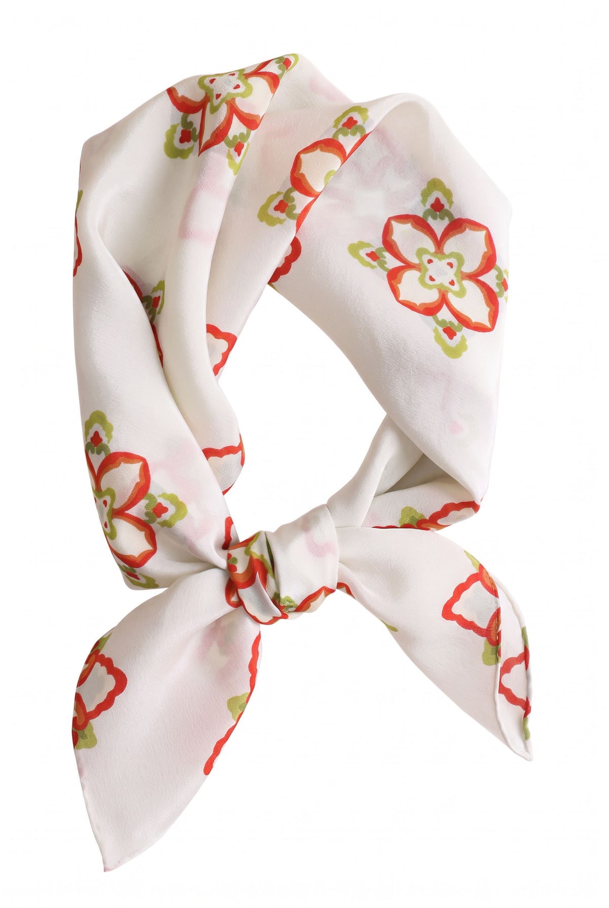 Oriental Blessings Silk Twill Scarf
