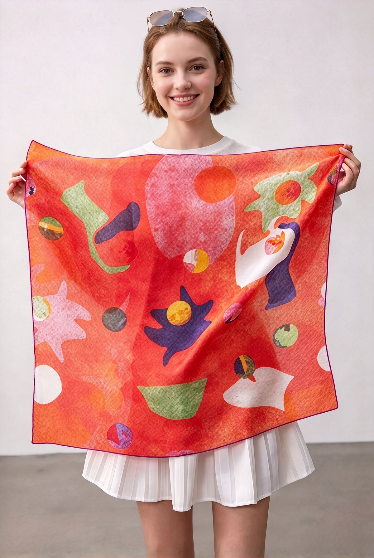 Year of Jing Si Silk Twill Scarf
