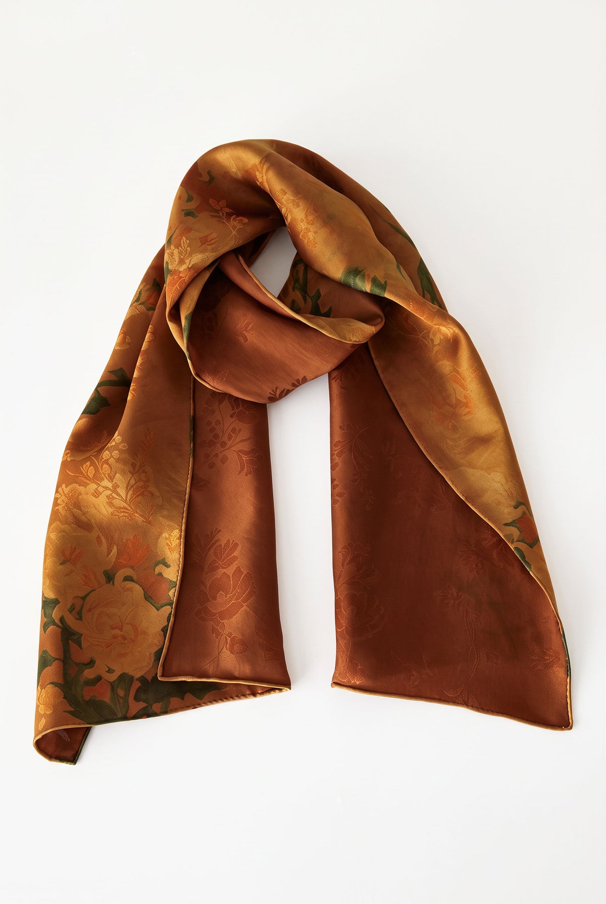 Autumn Harvest  Silk Twill Stole