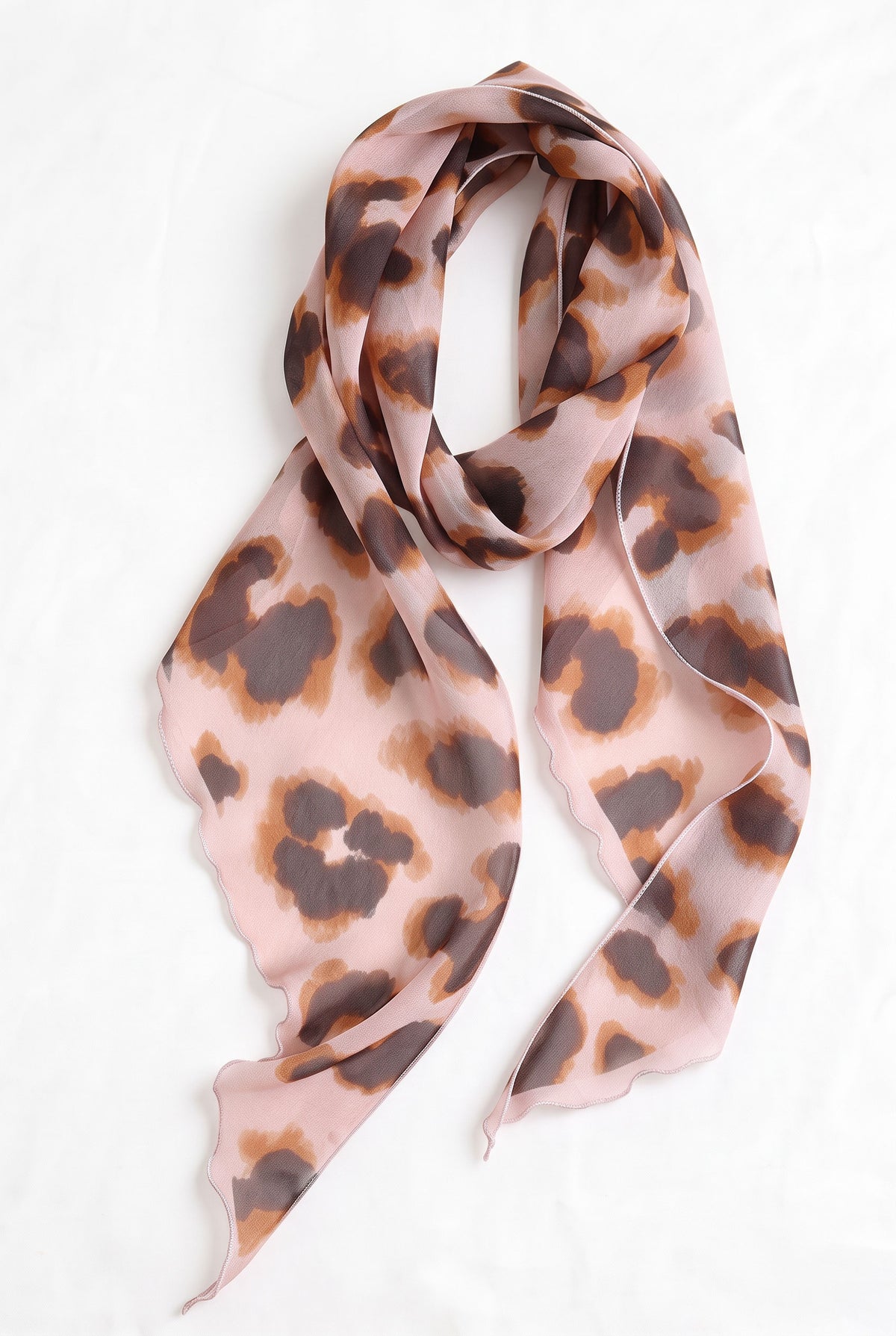 Love at First Sight Leopard Silk Twill Stole