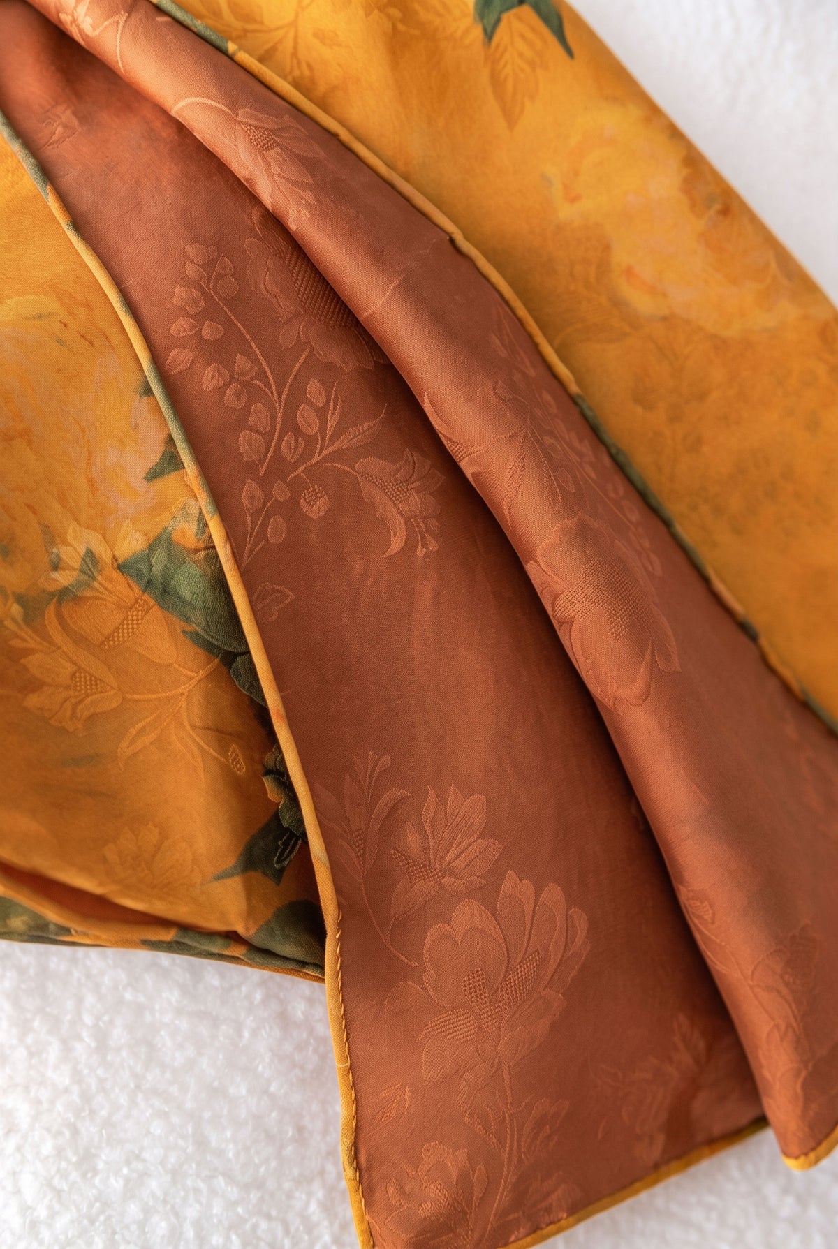 Autumn Harvest  Silk Twill Stole