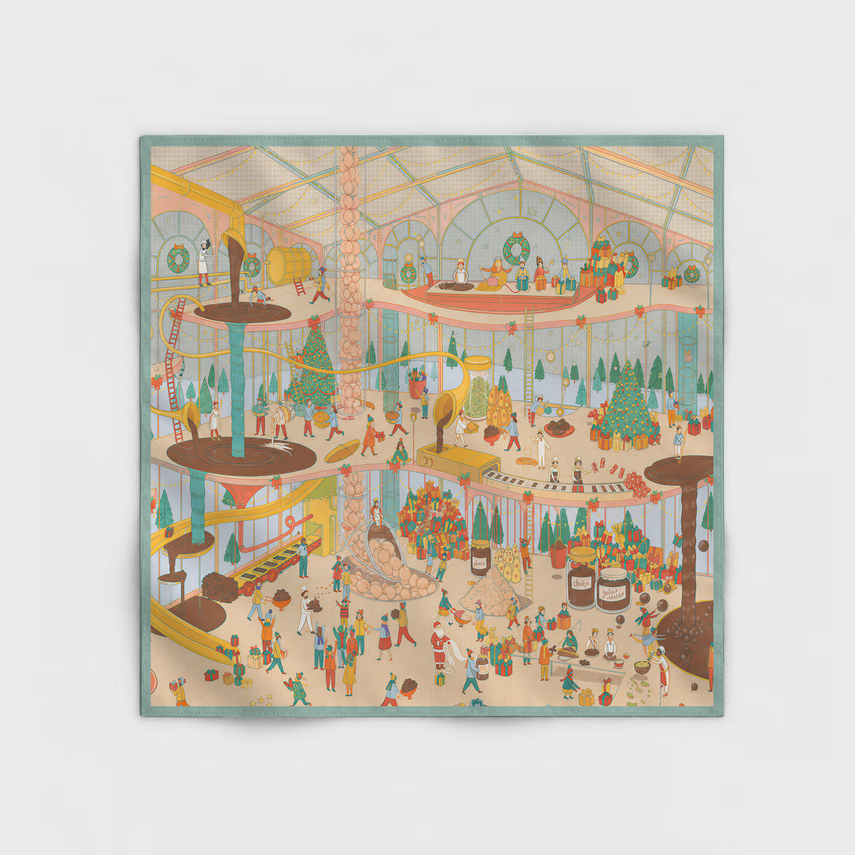 Crystal Conservatory Silk Scarf